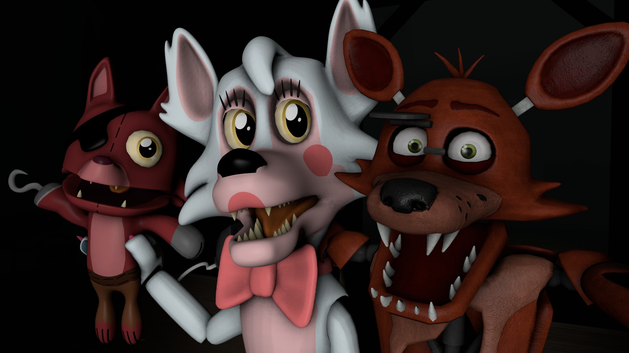 2560x1440 SFM FNAF]Selfie with Foxy and Mangle by AntiHacking5000 on DeviantArt