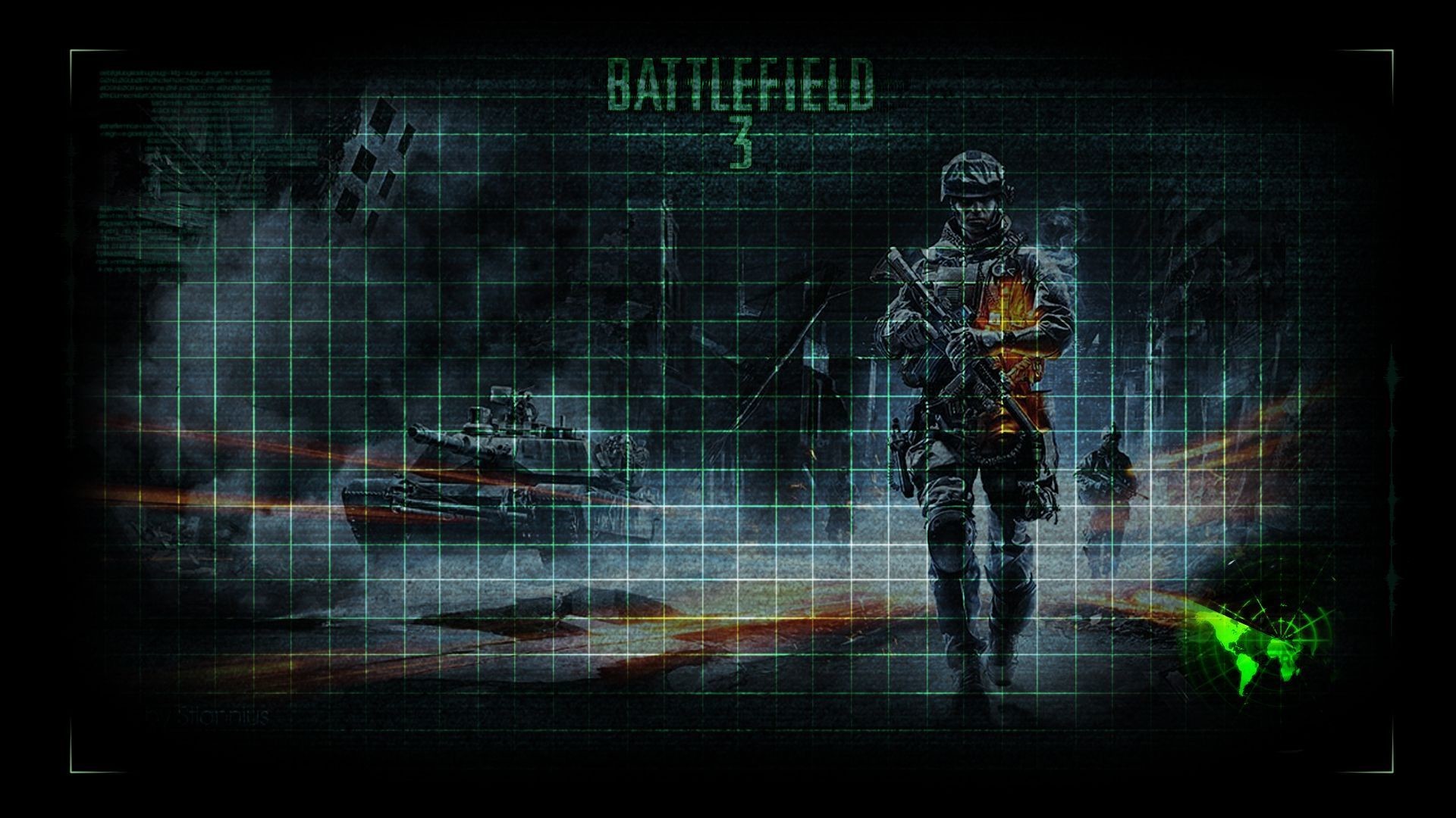 1920x1080 Games: Battlefield 3, desktop wallpaper nr. 58679 by Stiannius
