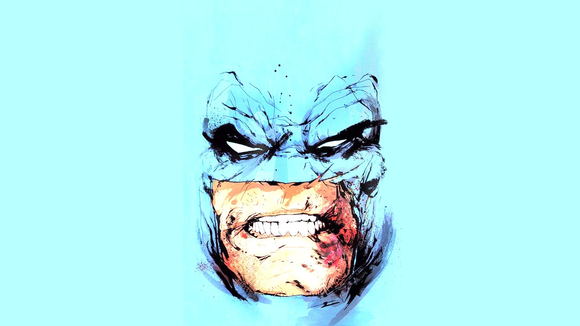 1920x1080 General  Batman Batman: The Dark Knight Frank Miller Mark Simpson  Variant Jock