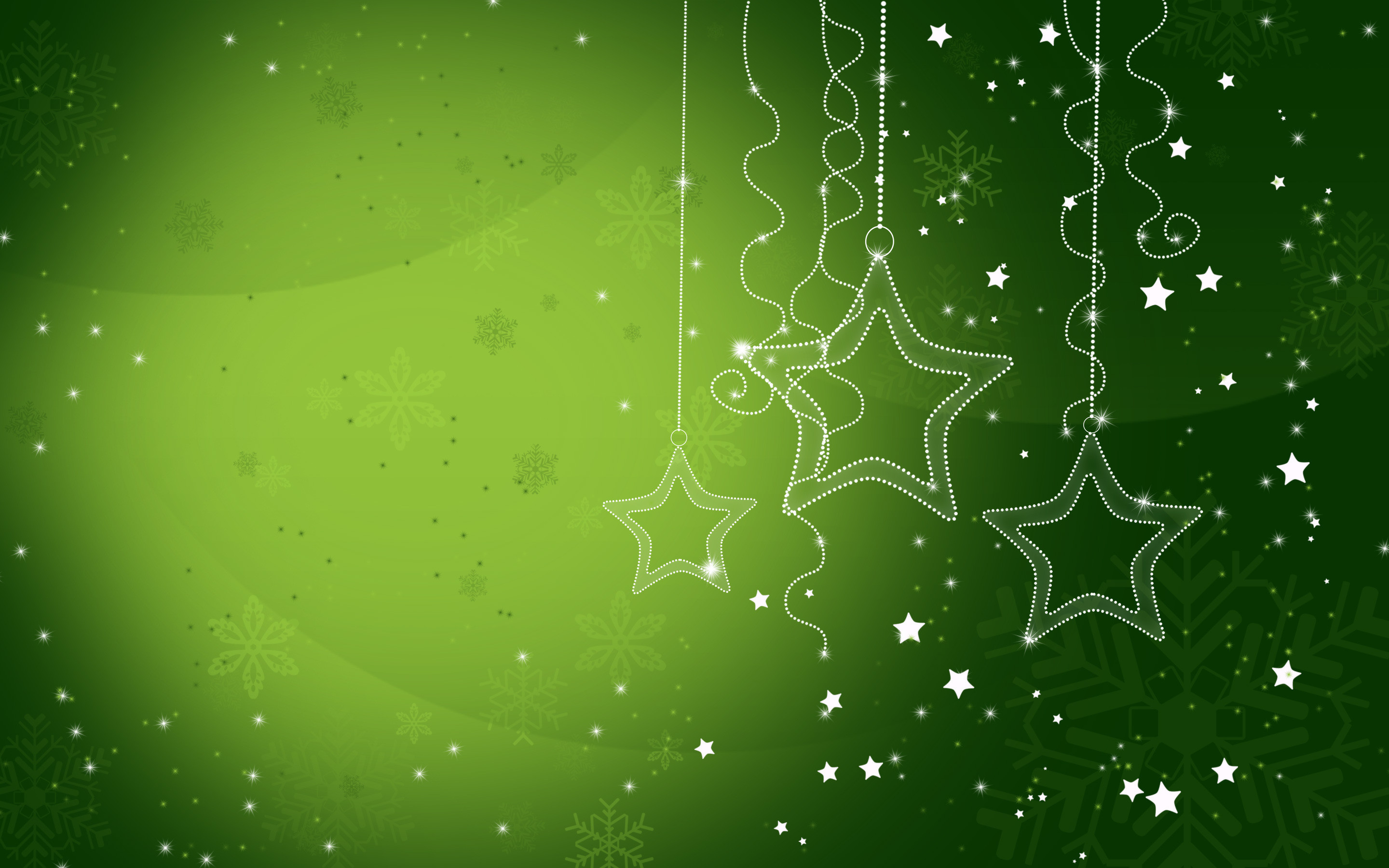 2880x1800 Green-Christmas-Wallpaper