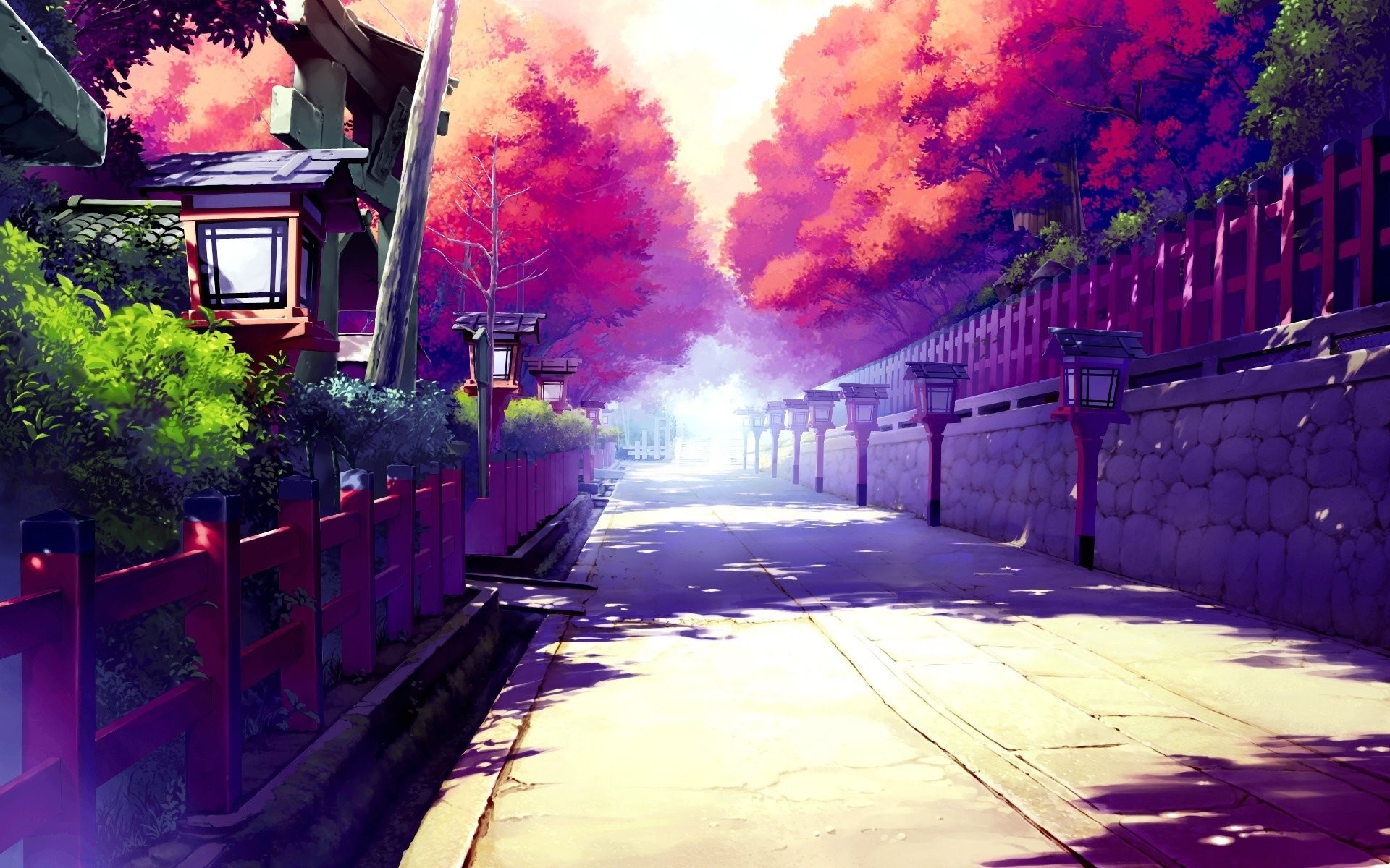 1920x1200 Japanese Street Anime