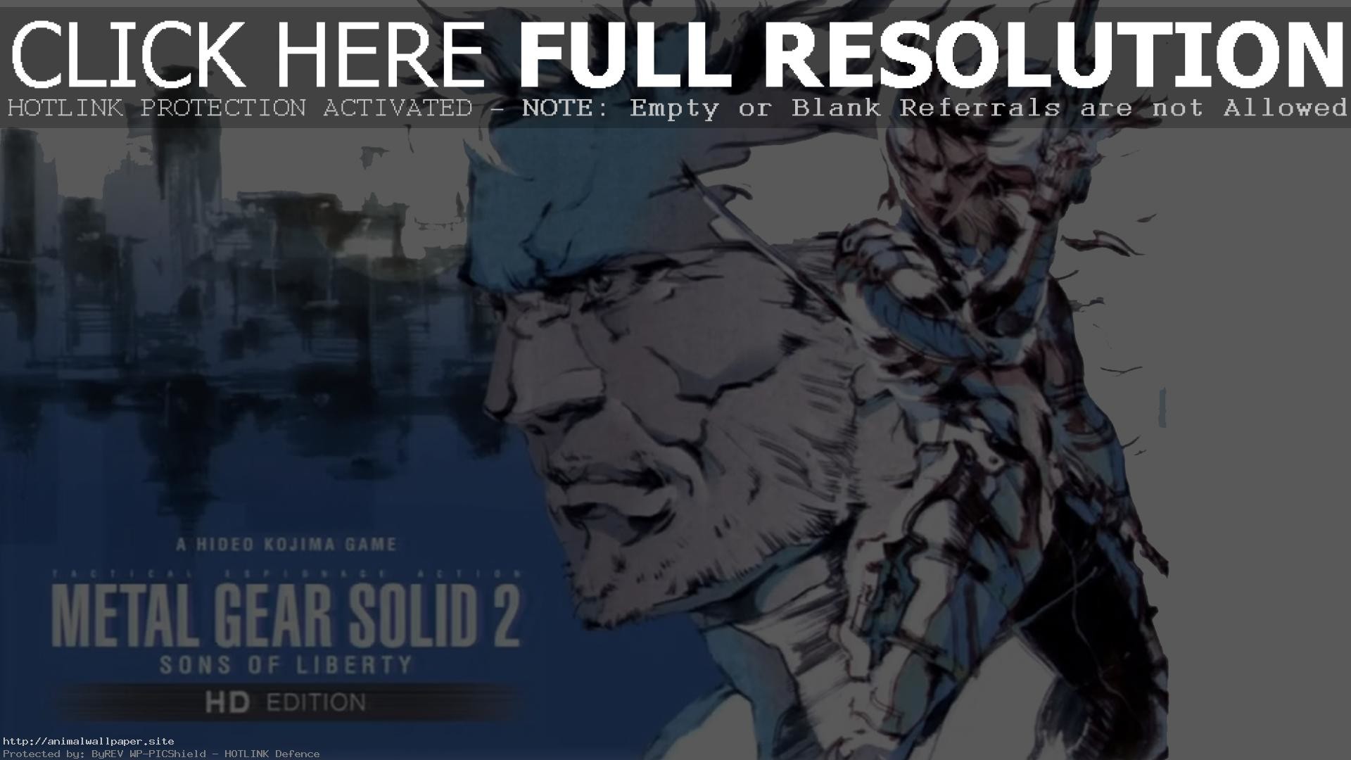 1920x1080 Cool Solid Snake Wallpaper Mgs2