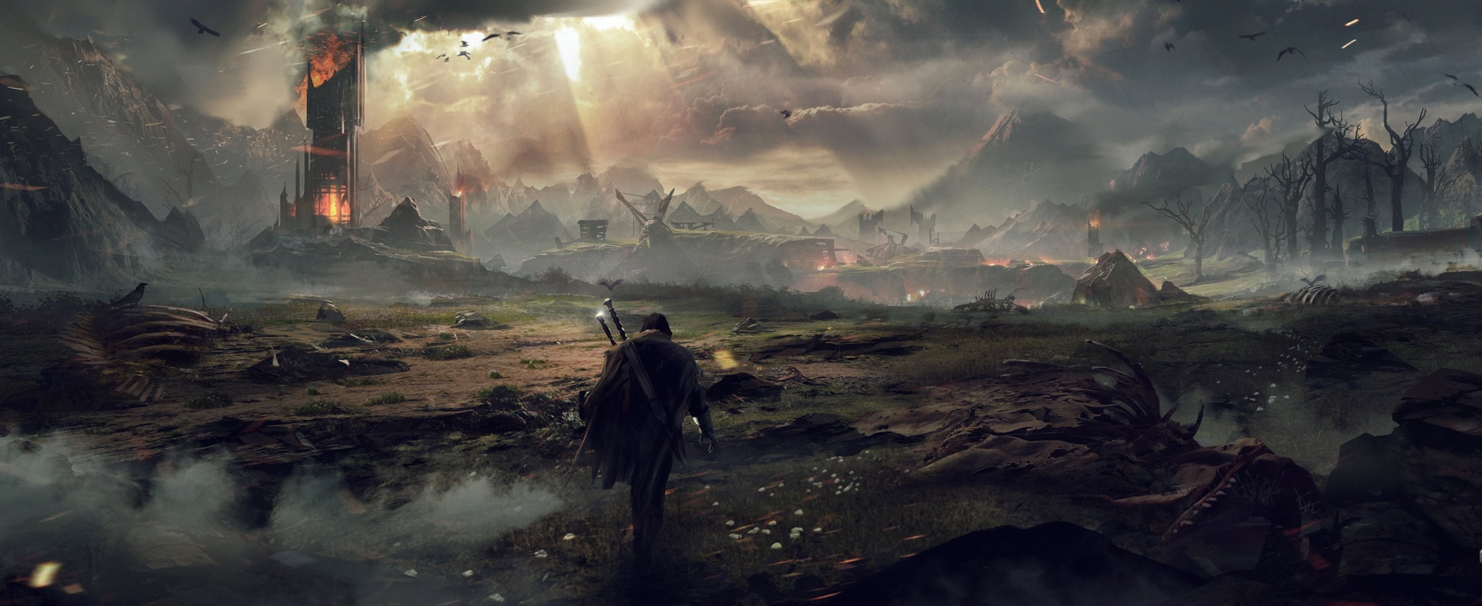 2933x1200 middle-earth: shadow of mordor the lord of the rings talion middle-earth