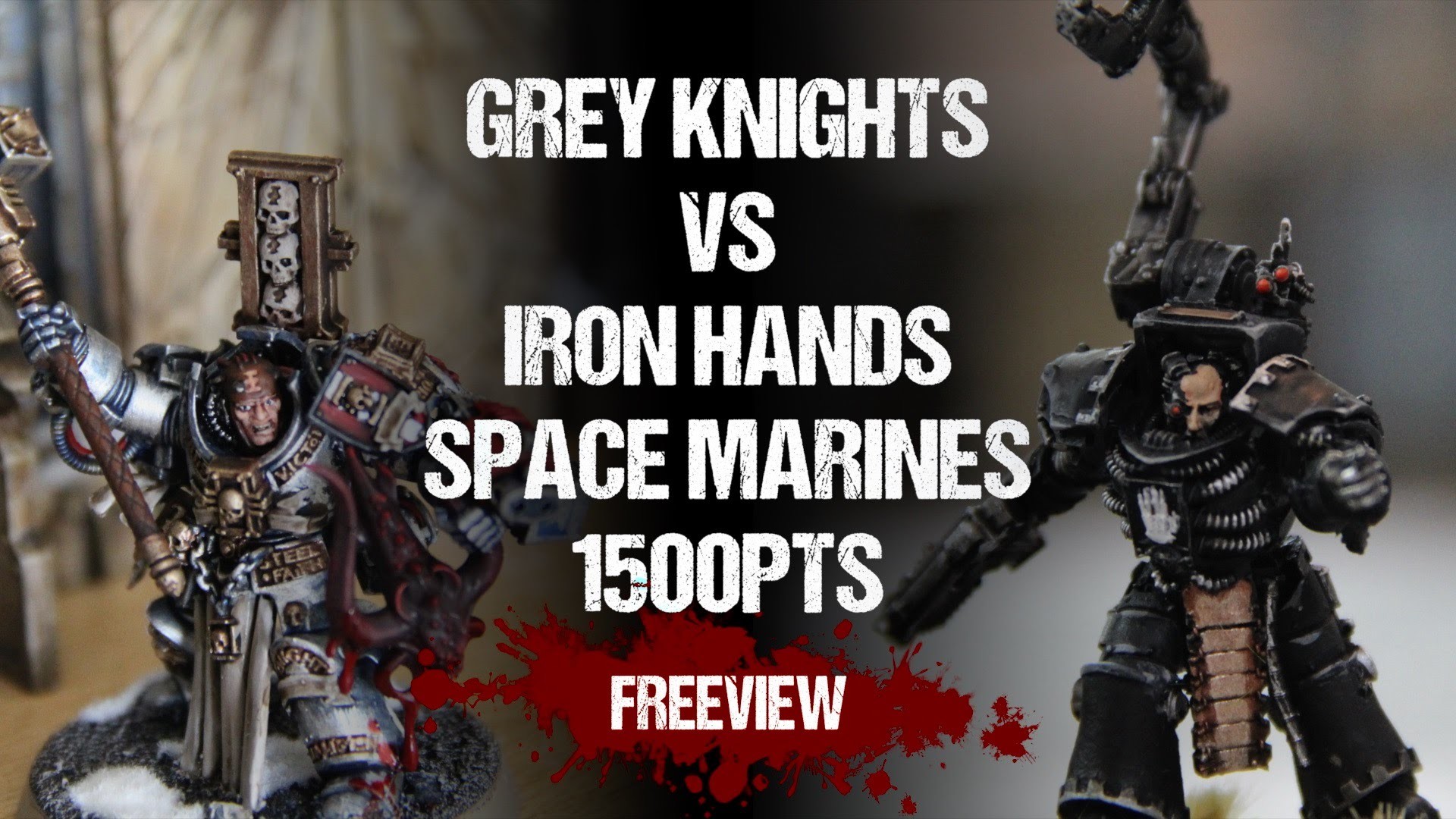 1920x1080 Warhammer 40,000 Battle Report: Grey Knights vs Iron Hands Space Marines  1500pts - YouTube