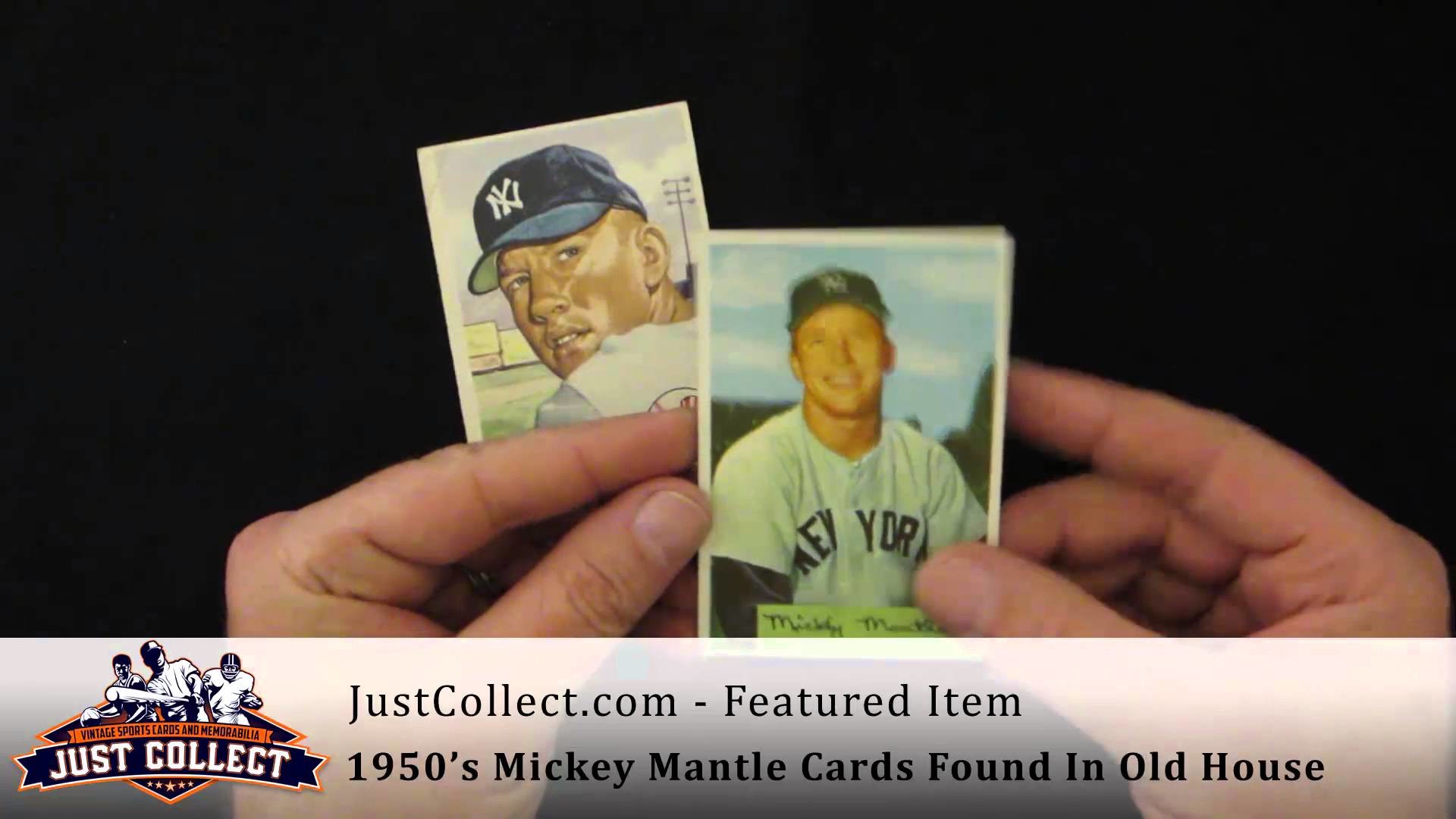 1920x1080 1952 Topps Mickey Mantle Rookie Discovered In Old House In Connecticut