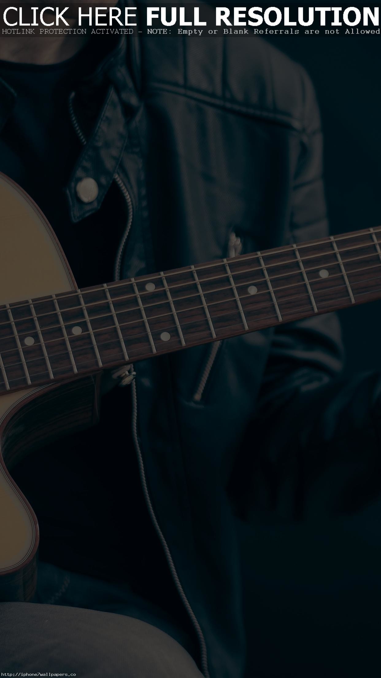Acoustic Music Guitar 2K wallpaper download