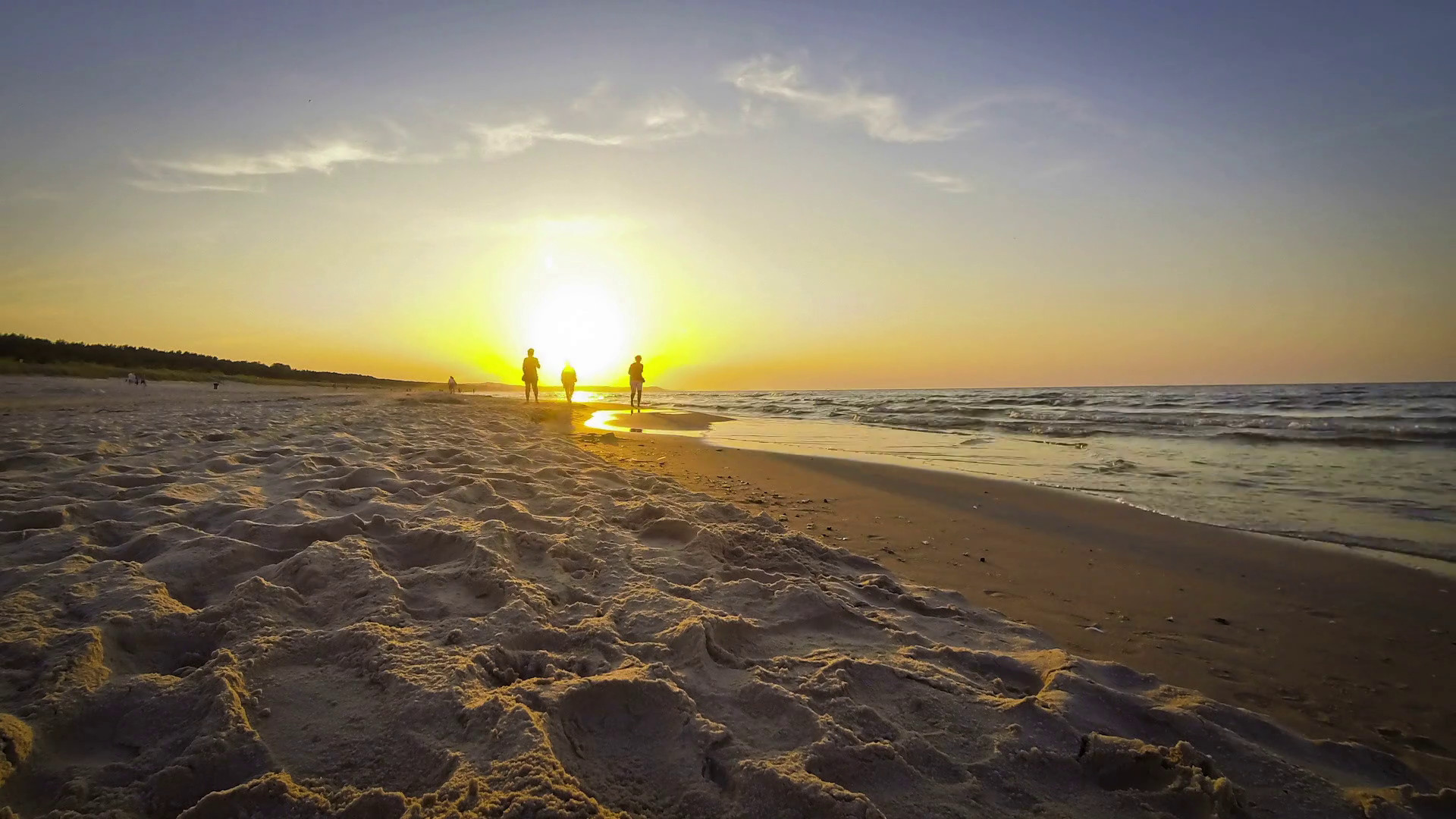 1920x1080 Sandy summer Baltic beach in Swinoujscie, Poland (Time Lapse) Stock Video  Footage - Storyblocks Video