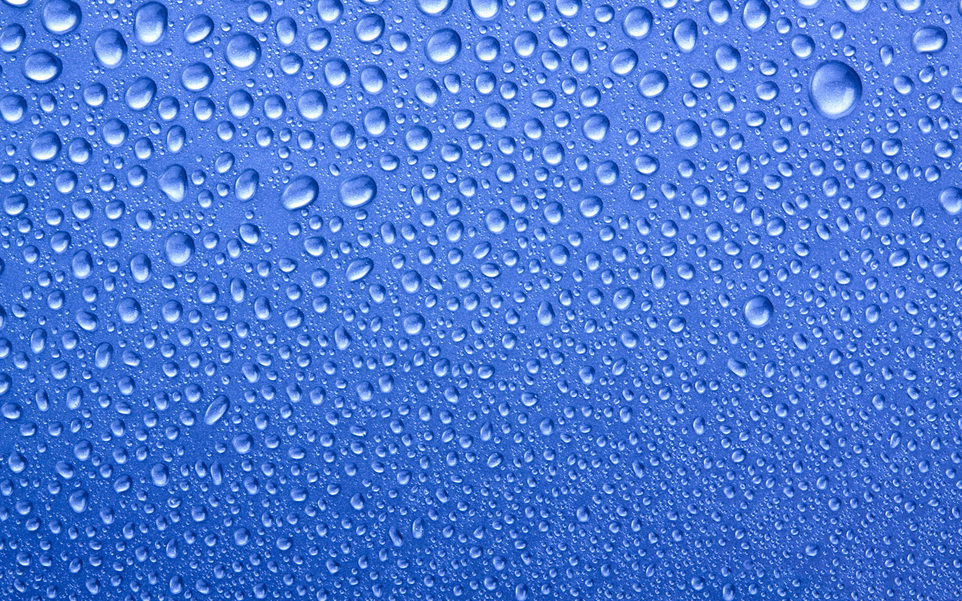 1920x1200 Blue Water Drops Wallpaper 524