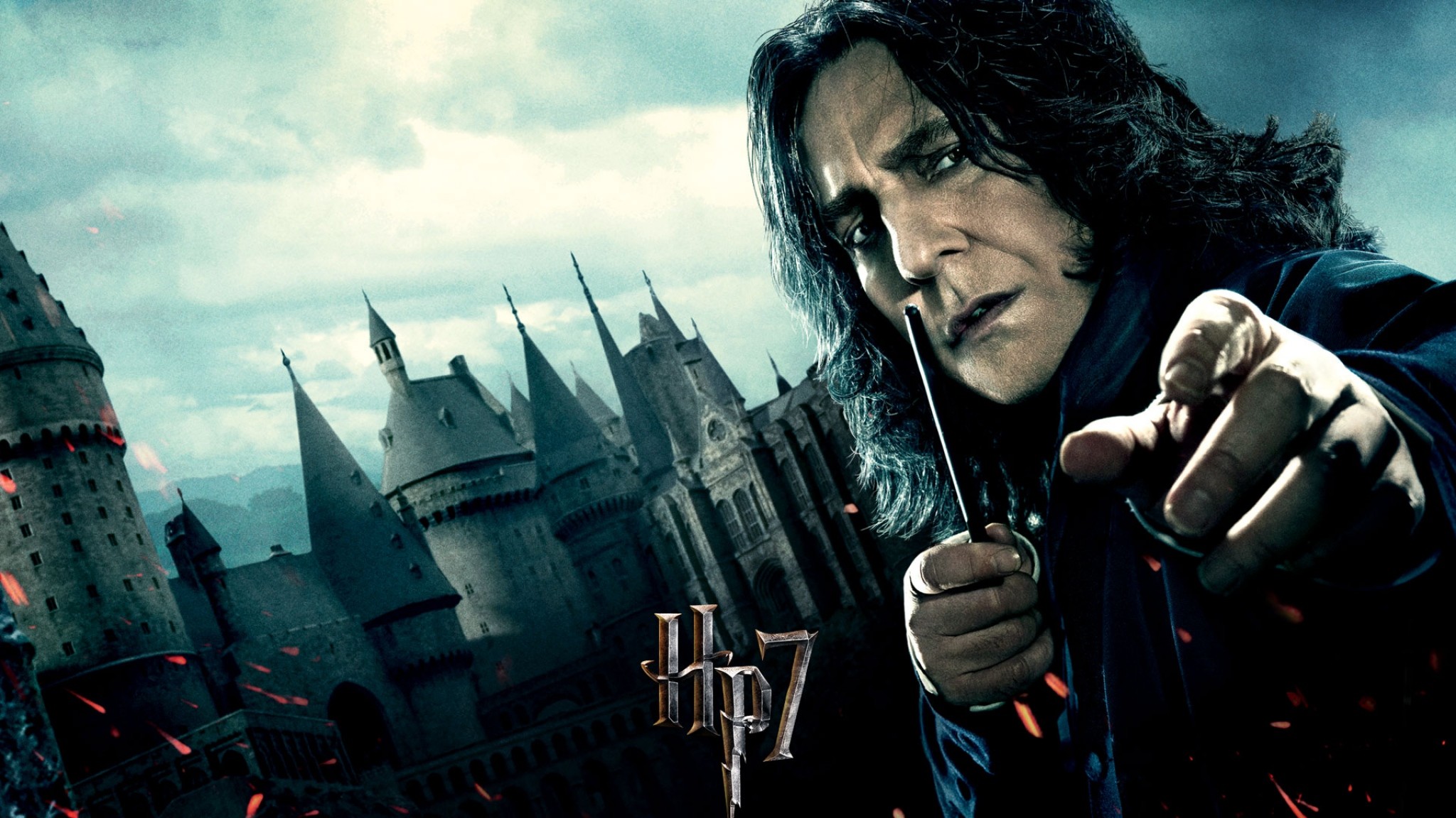2048x1152 Preview wallpaper harry potter and the deathly hallows, severus snape, alan  rickman 