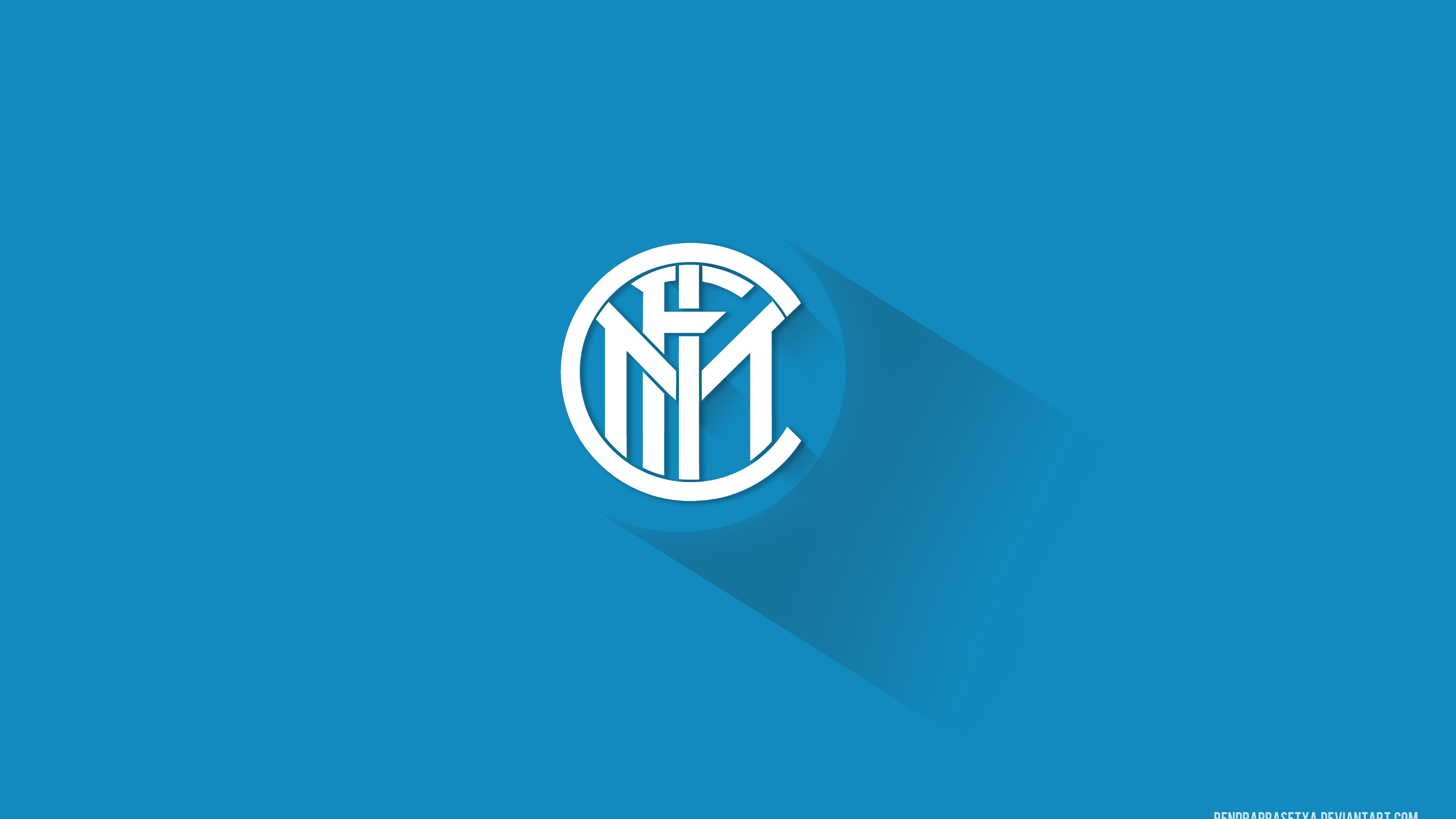 3840x2160 Inter Milan Material Design Logo 5k Wallpaper