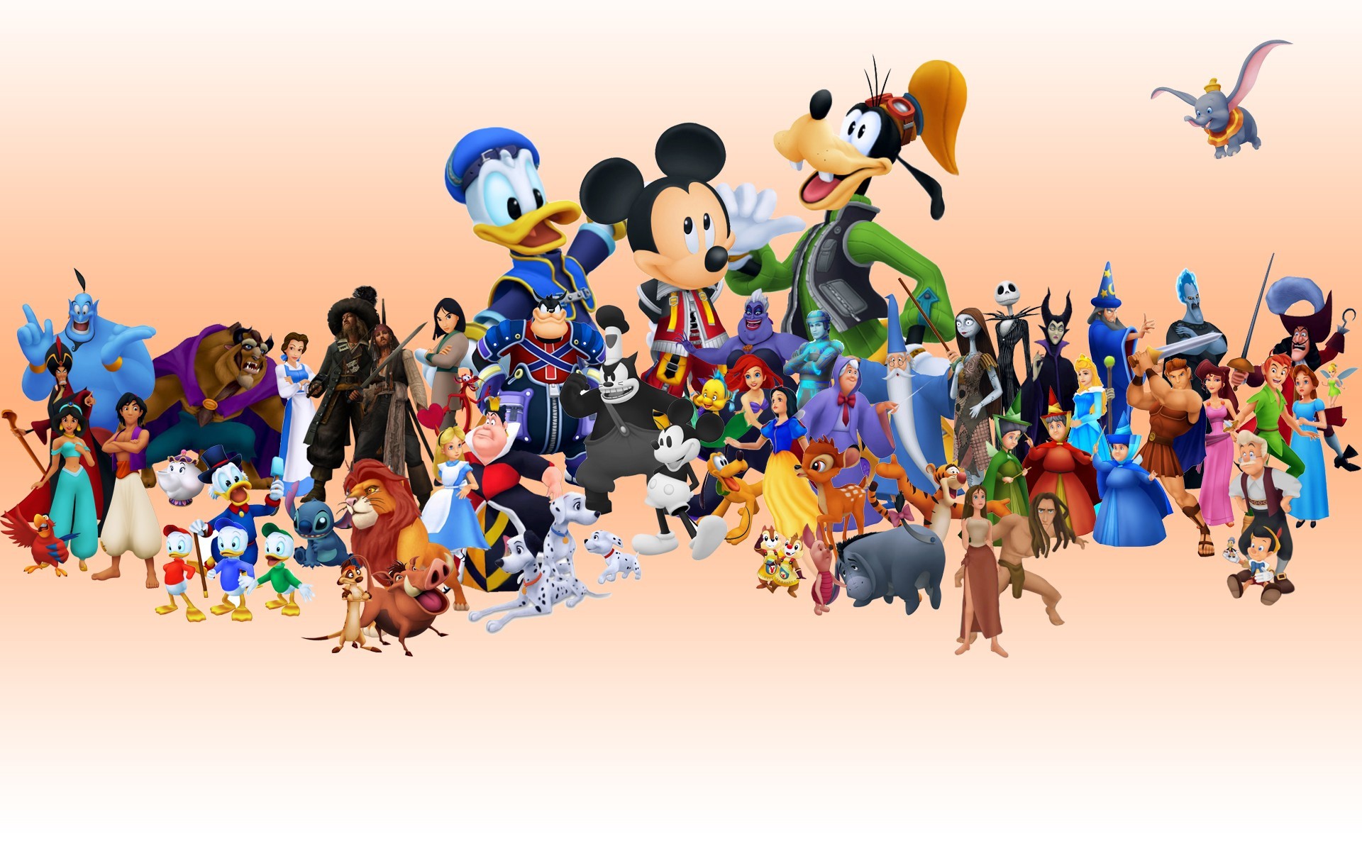 1920x1200 Walt Disney Characters Pictures HD Wallpaper