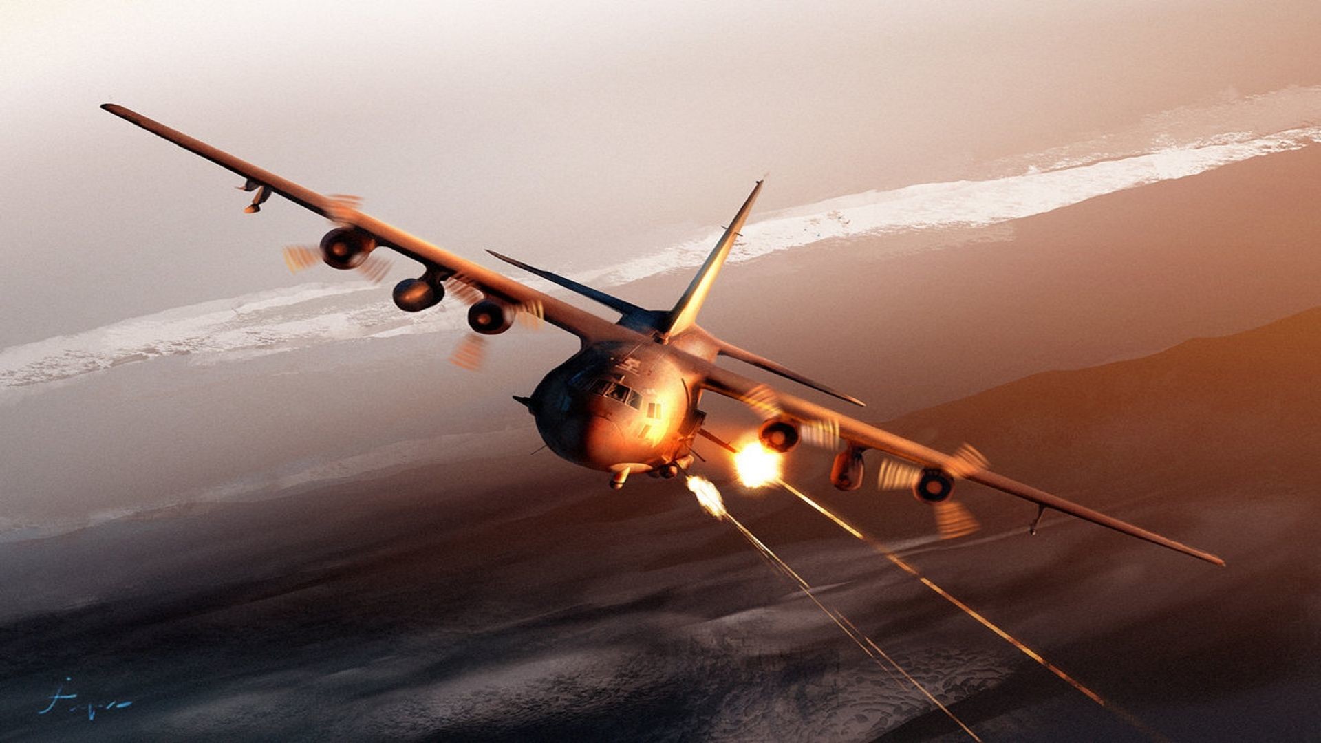 1920x1080 9 Lockheed AC-130 HD Wallpapers | Backgrounds - Wallpaper Abyss