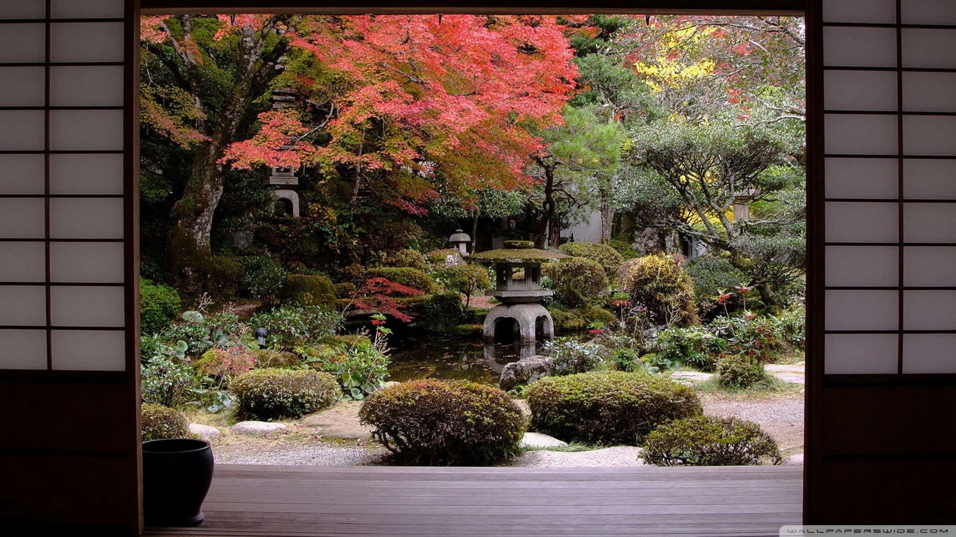 japanese garden background