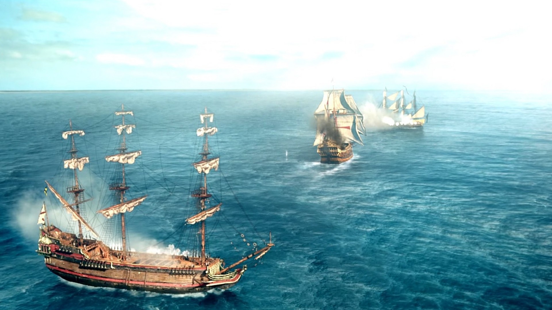 1920x1080 ships in black sails season 4 produced by micheal bay