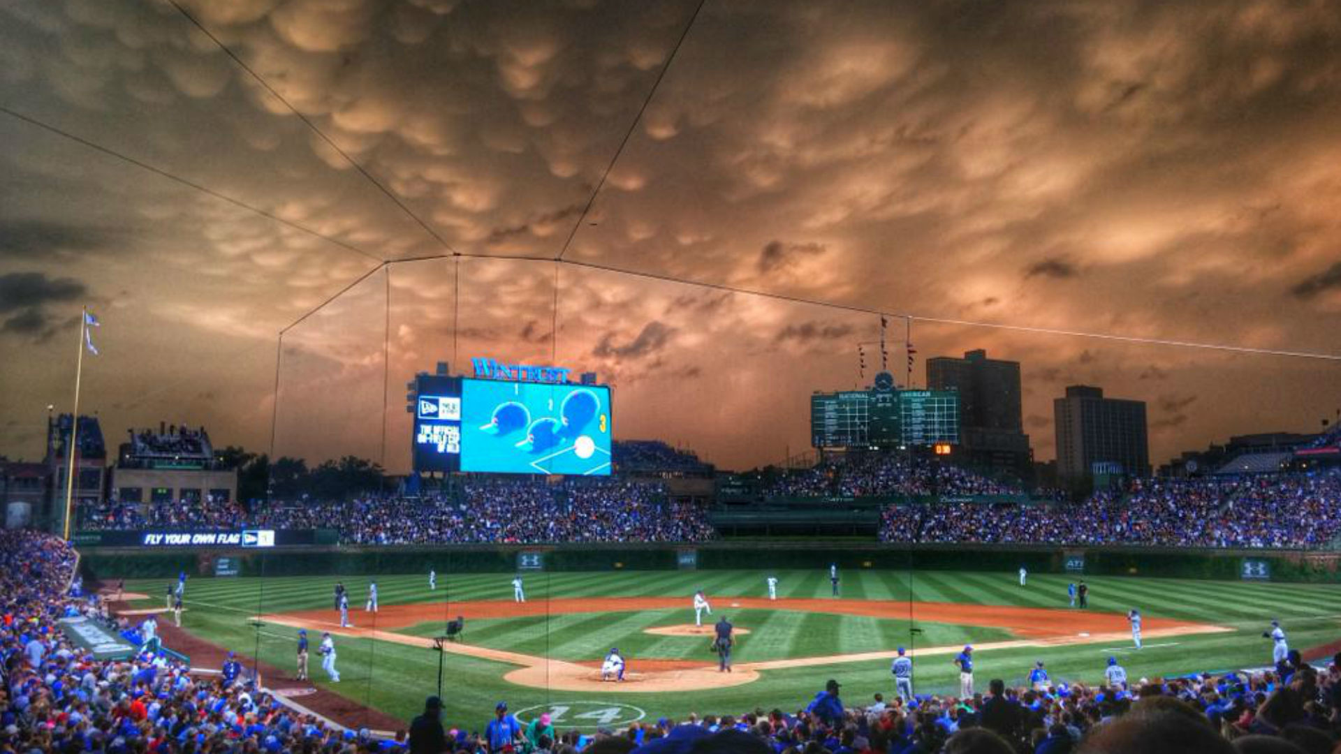 1920x1080 Cub's contention and Wrigley Field sky signals world's end | MLB | Sporting  News
