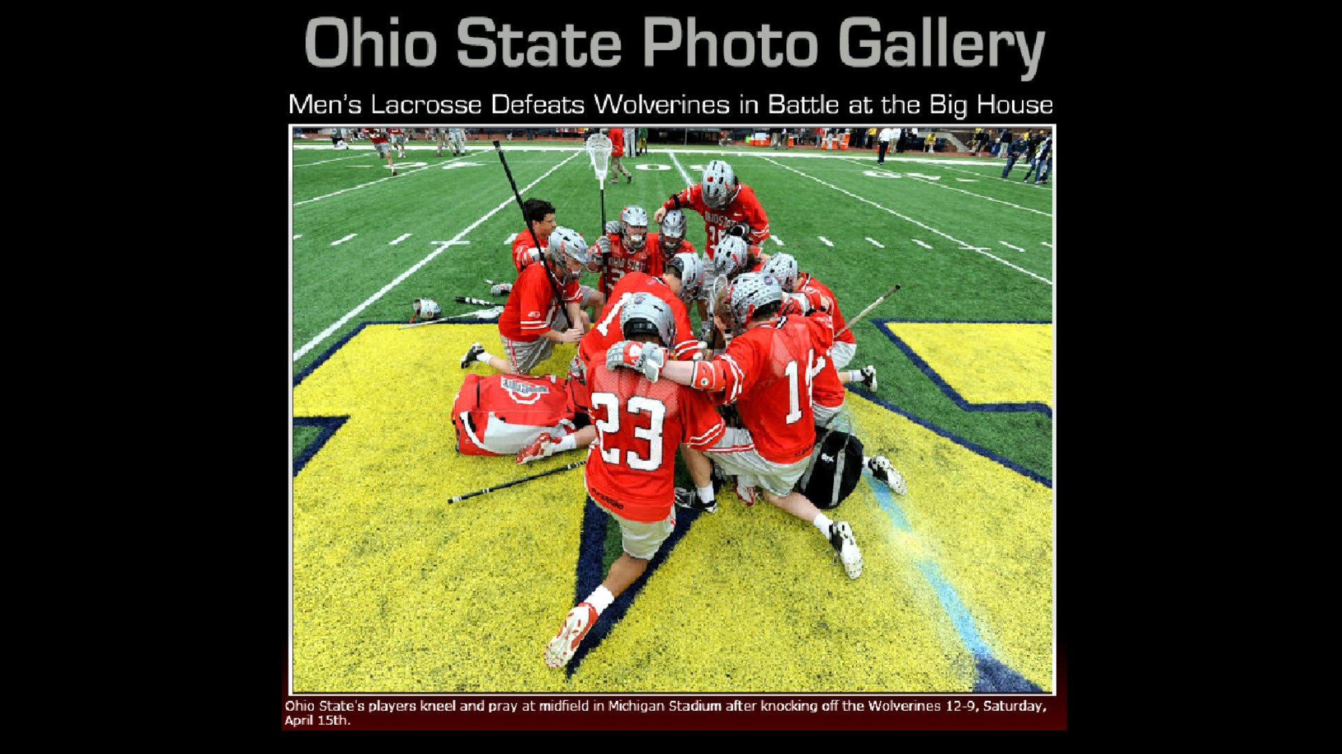 1920x1080 Ohio State Buckeyes images 2012 MEN'S LACROSSE OSU DEFEATS TSUN HD wallpaper  and background photos