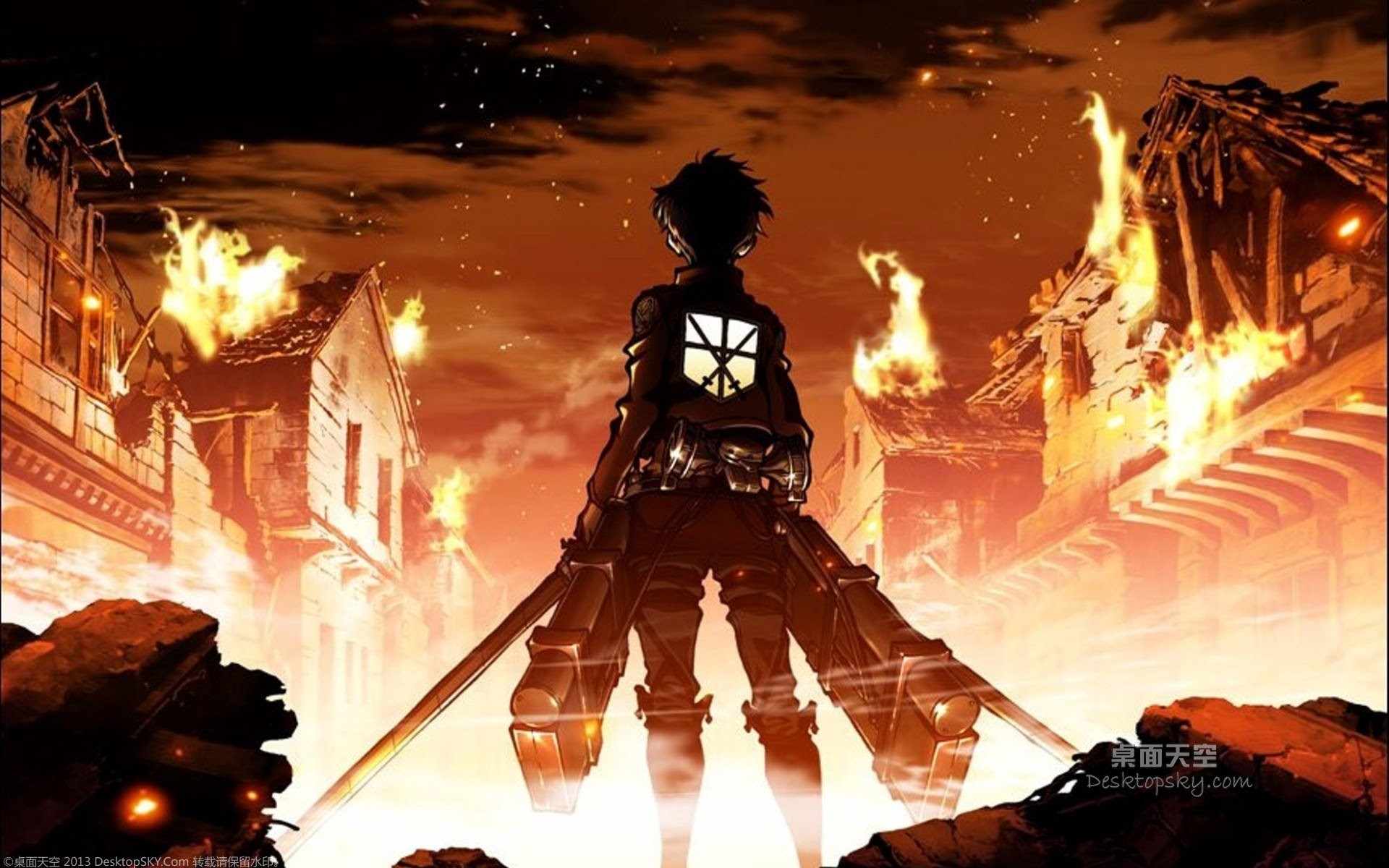 1920x1200 ... 1457 Attack On Titan HD Wallpapers | Backgrounds - Wallpaper Abyss ...