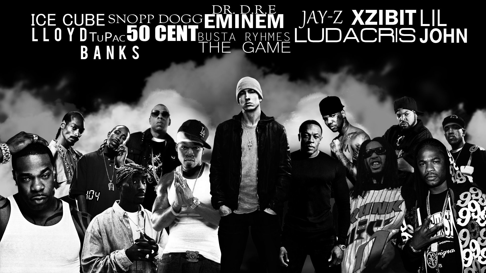 1920x1080 Eminem 2Pac Snoop Dogg Dr Dre