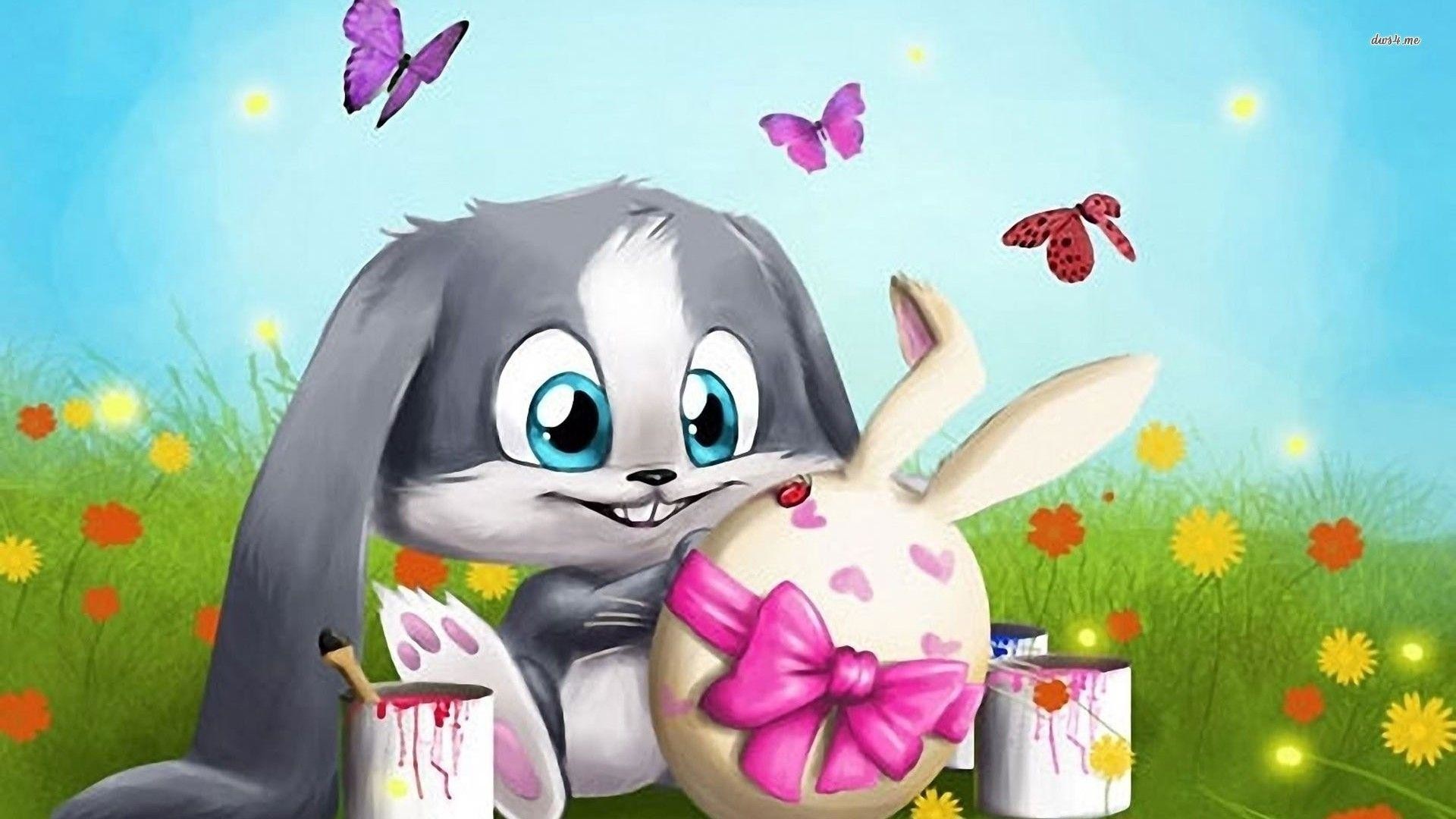 1920x1080 Wallpapers For > Easter Bunny Wallpaper Backgrounds