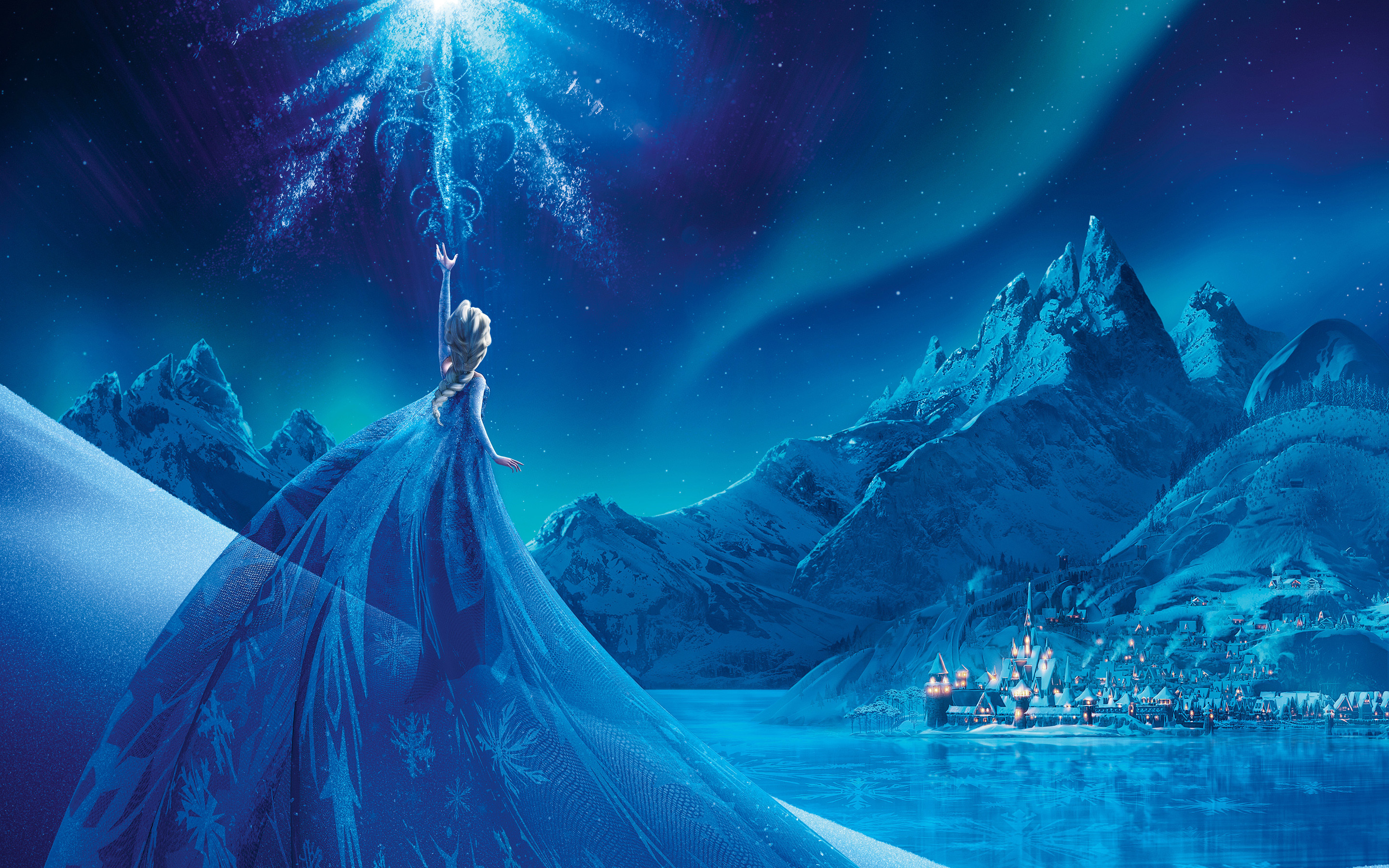 2880x1800 Frozen Elsa Snow Queen Palace