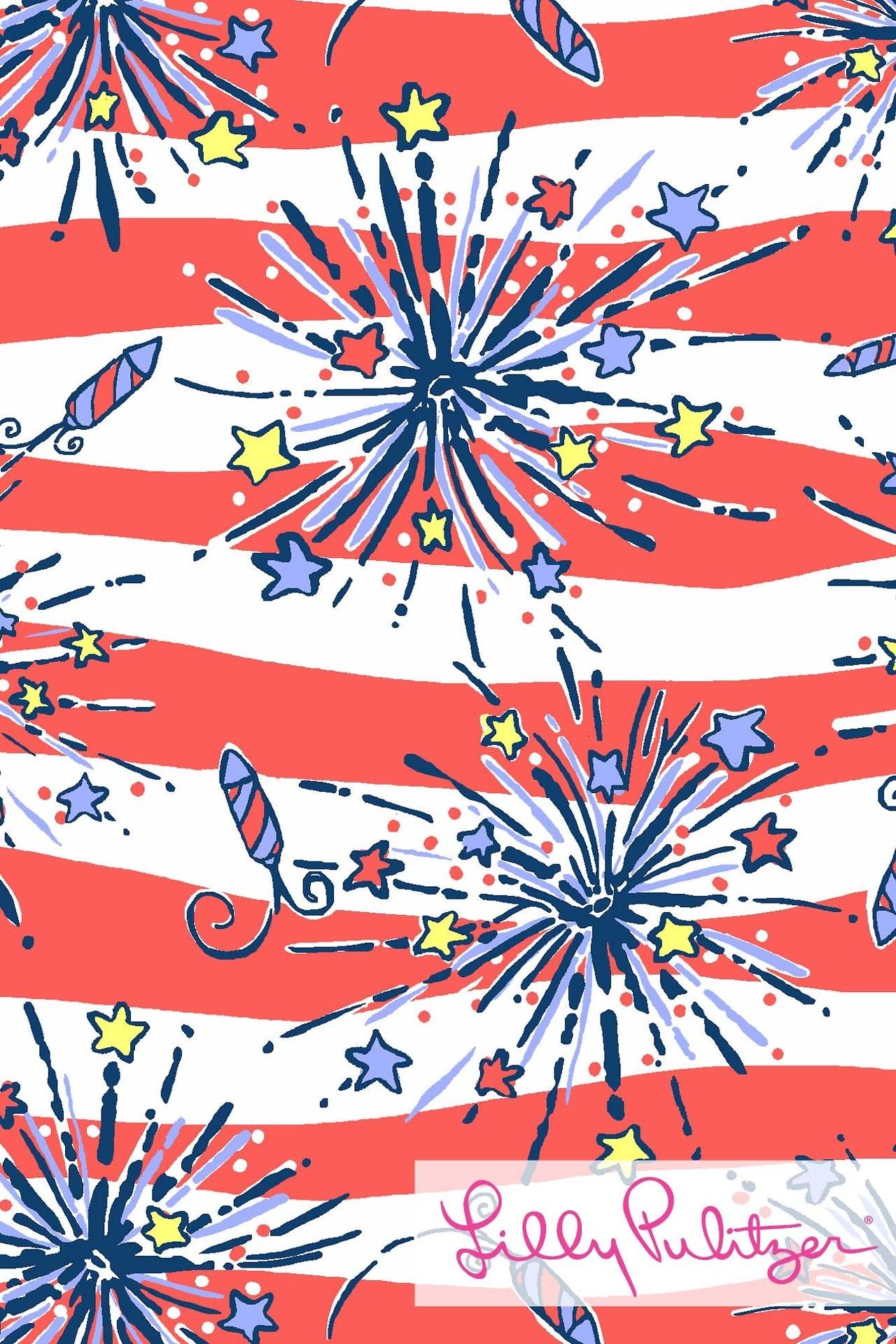 1280x1920 acknice: iwhaleyou: New Lilly print just in time for the 4th! (Called She's  a Firecracker) I have a dress in this print! Definitely wearing it on the  4th