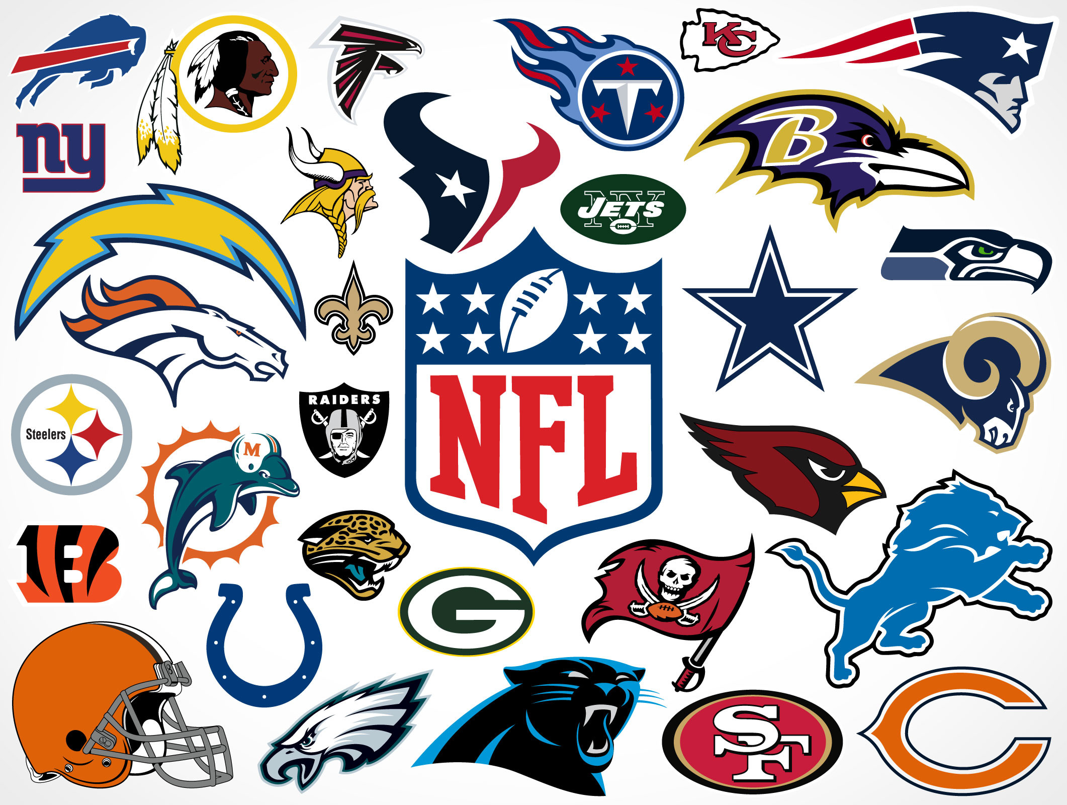 2122x1600 Cool NFL Wallpapers Teams Logo 