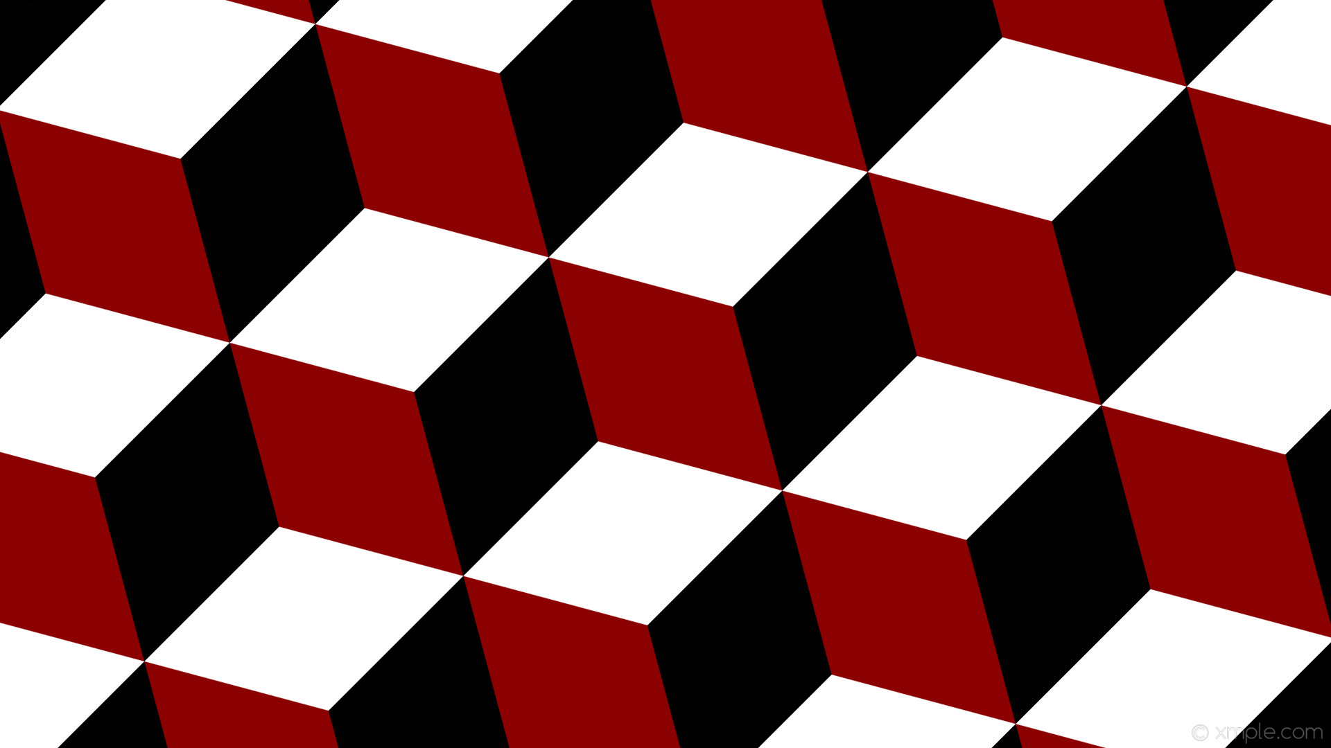 1920x1080 wallpaper red 3d cubes black white dark red #8b0000 #000000 #ffffff 135Â°