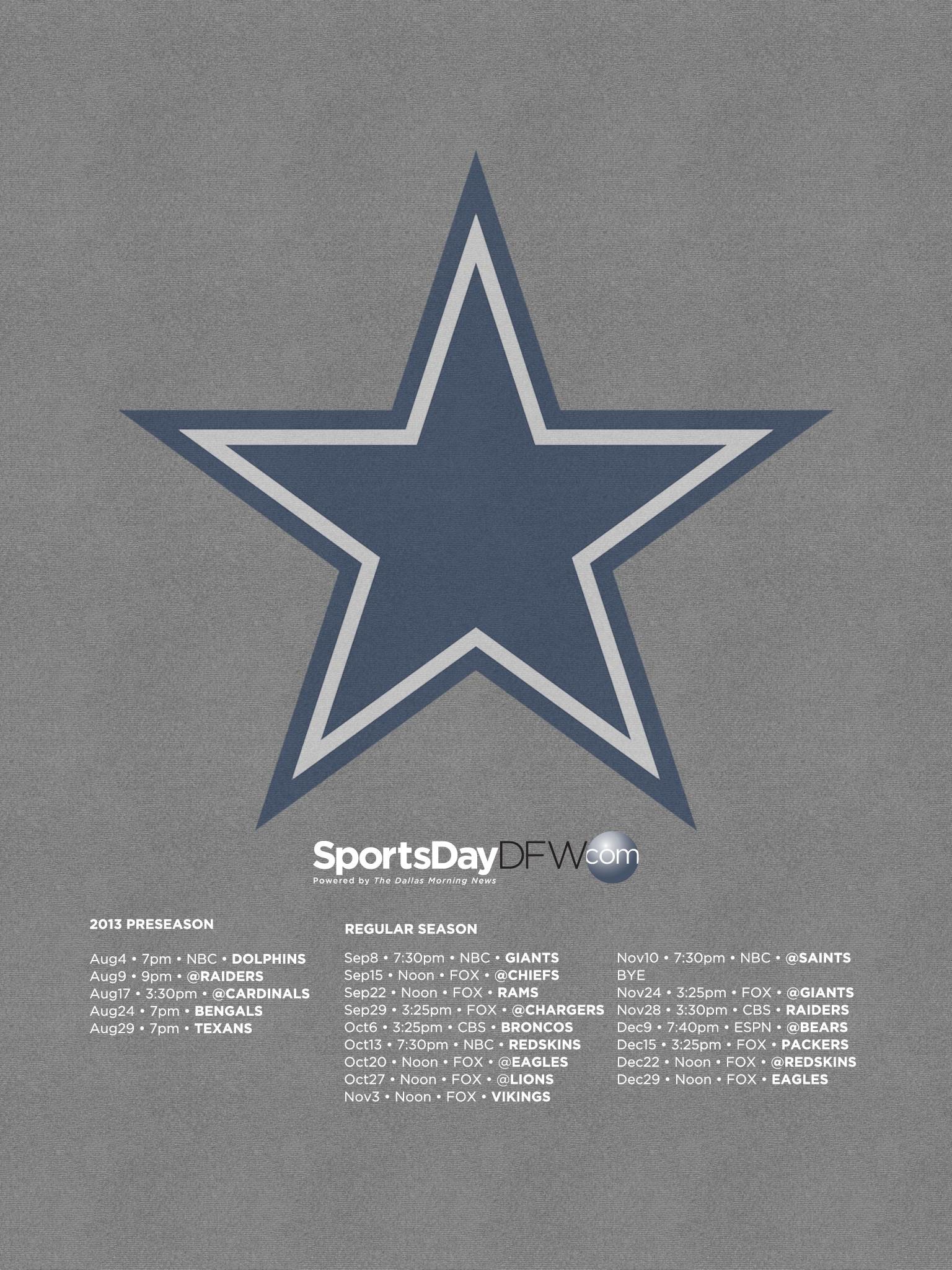 1536x2048 Download our Dallas Cowboys schedule wallpapers for your iPhone, iPad .