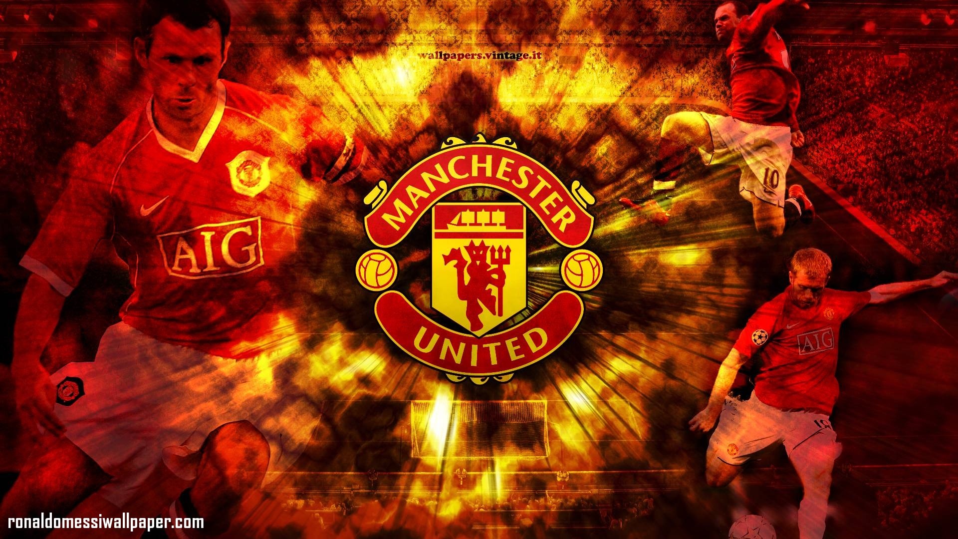 1920x1080 ... Wallpapers Logo Manchester United 2016 Wallpaper Cave ...