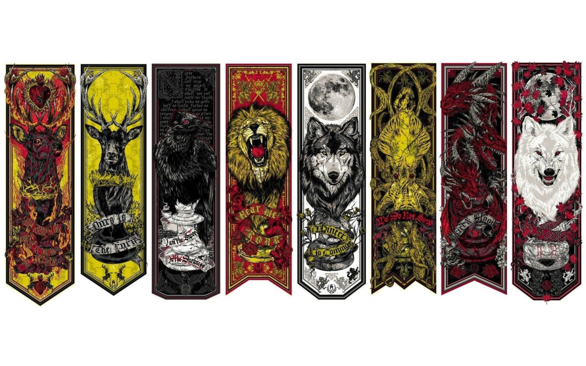 1920x1200 Game of Thrones house crests wallpaper, Game of Thrones house crests TV  Show HD desktop wallpaper