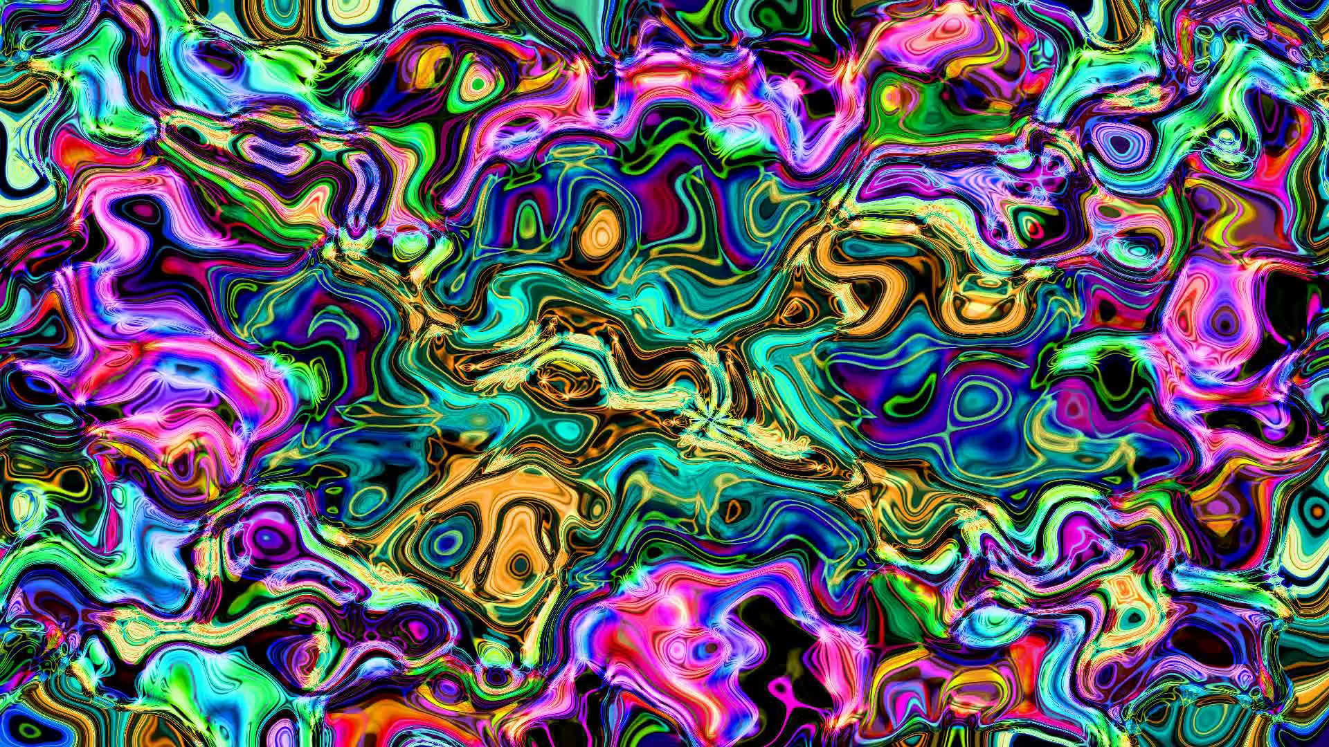 1920x1080 Abstract moving multicolor background - deformed pattern Motion Background  - VideoBlocks