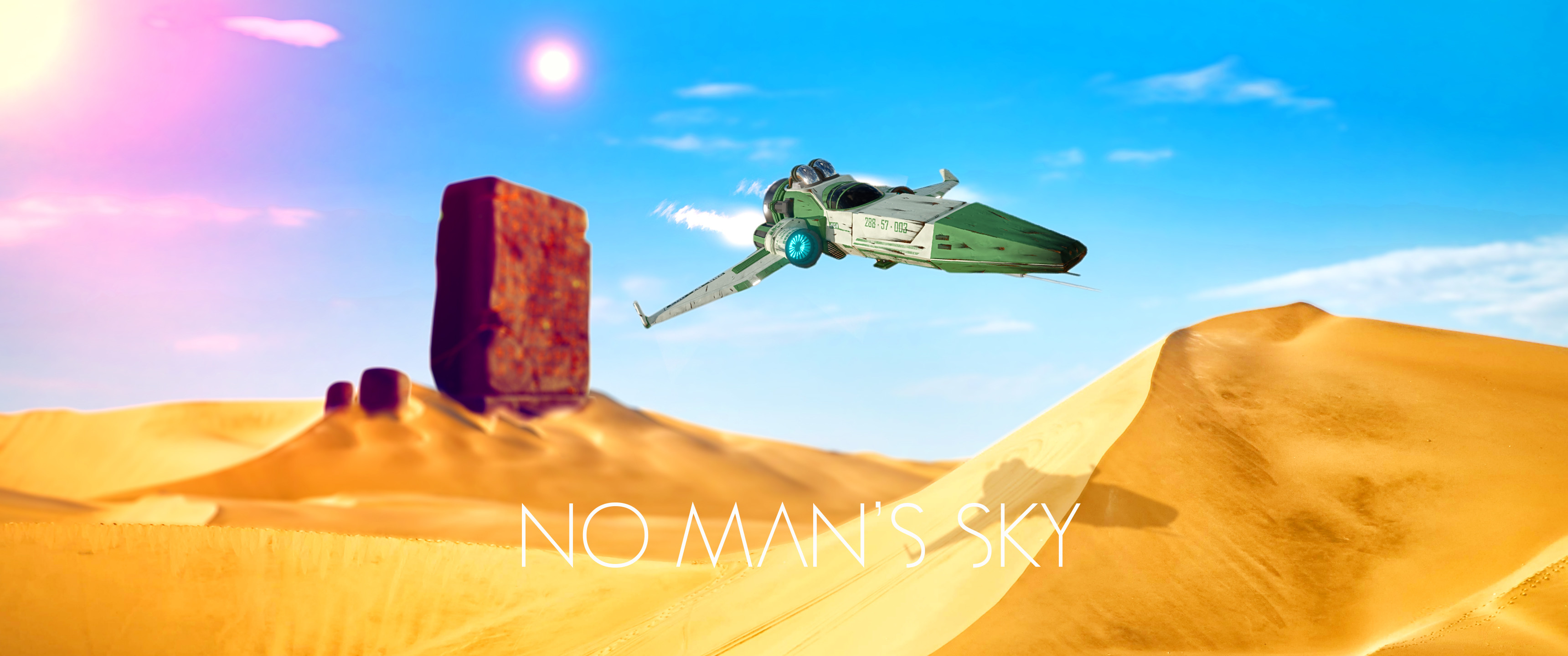 3440x1440 No Man's Sky [] Original Composite ...