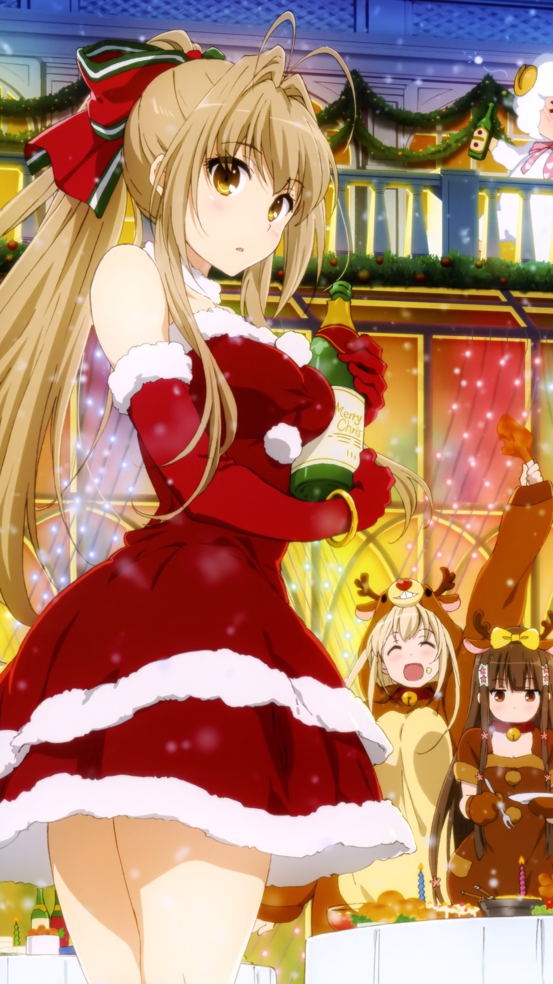 1080x1920 Christmas 2015 anime Amagi Brilliant Park.Samsung Galaxy S4 wallpaper  