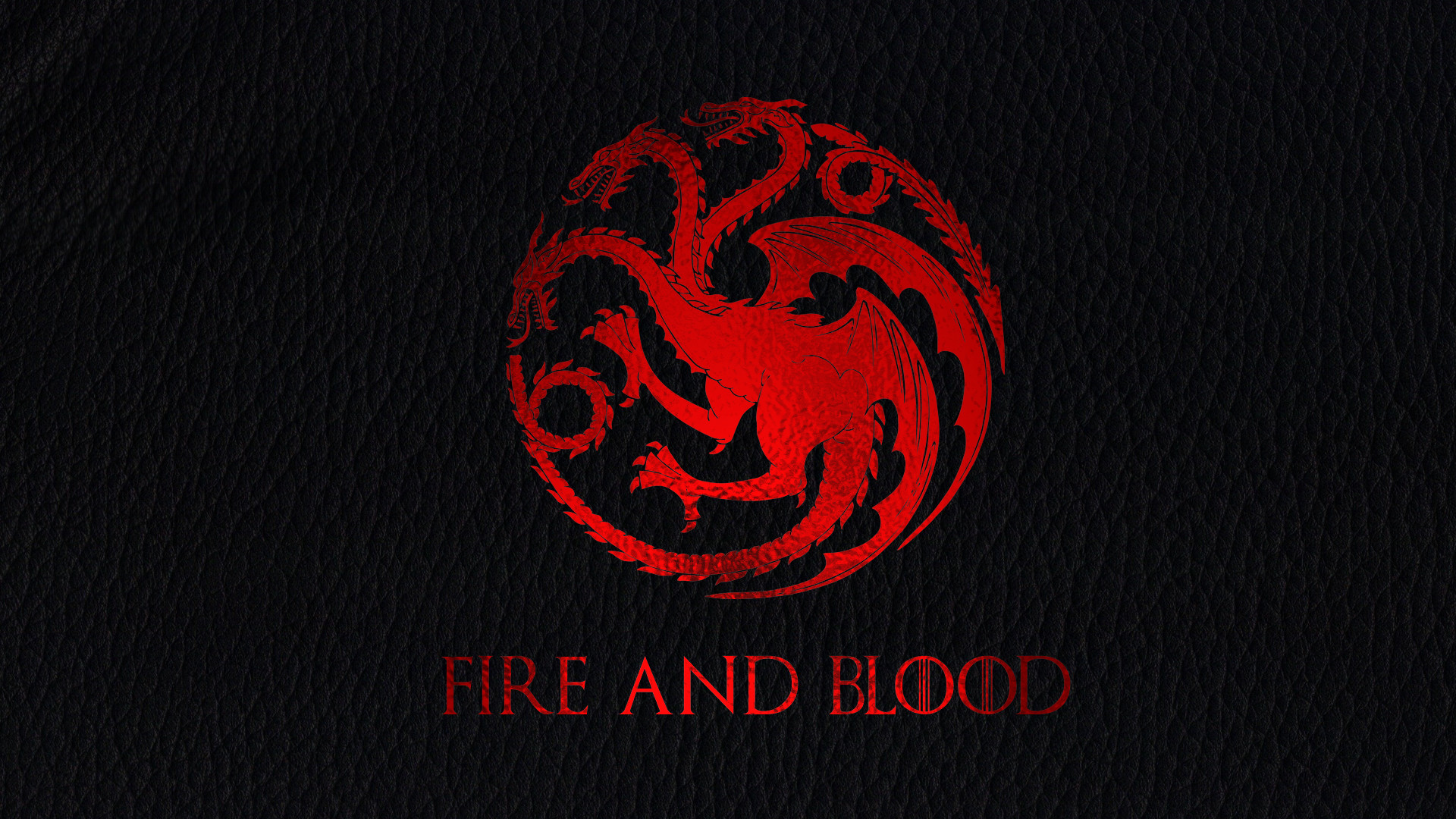 1920x1080 No Spoilers[NO SPOILERS] I made a leather/red gold leaf Targaryen wallpaper.  Thought you guys might like it.