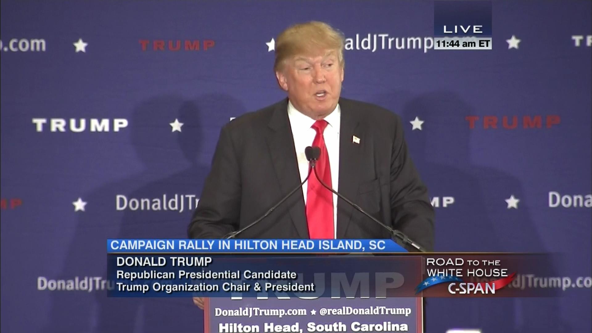 1920x1080 Donald Trump Campaign Rally Hilton Head South Carolina, Dec 30 2015 |  C-SPAN.org