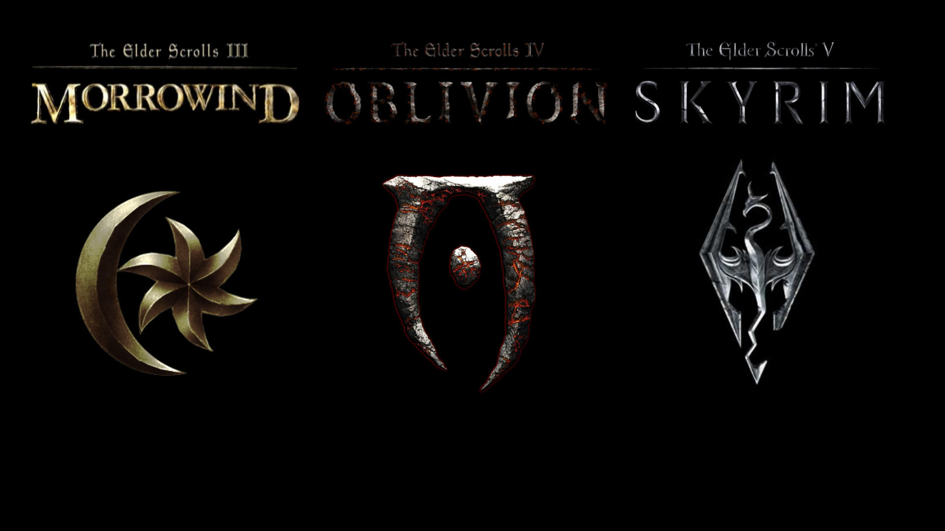 1920x1080 The Elder Scrolls III Morrowind IV Oblivion V Skyrim Video Games