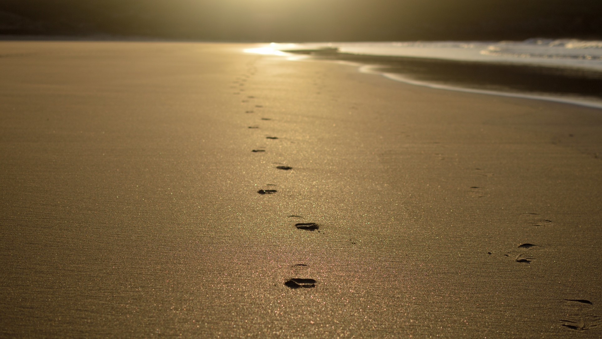1920x1080 ... Footprints Sand Walk In ...
