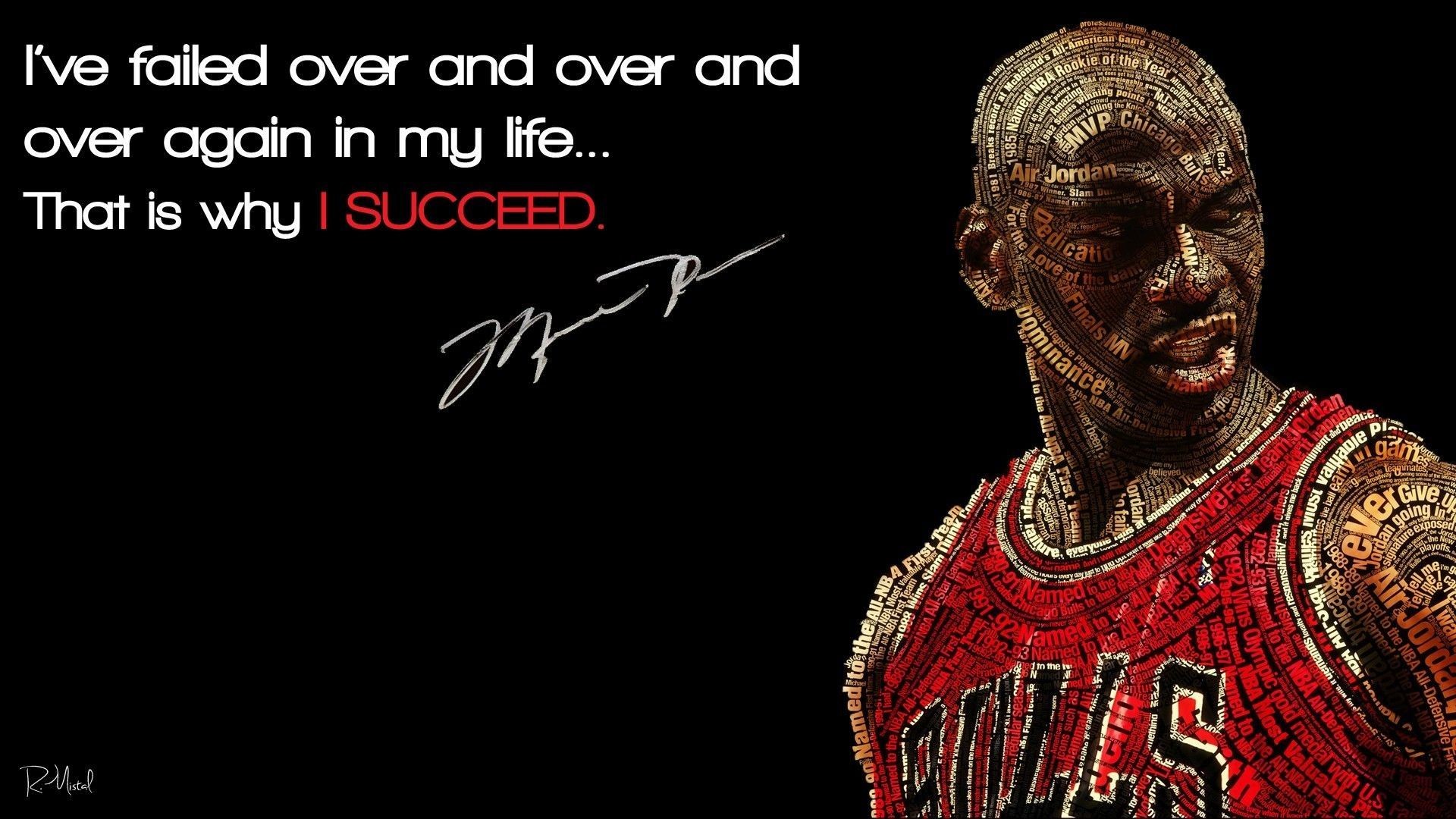 1920x1080 Michael Jordan Quotes Wallpaper HD #Zzw