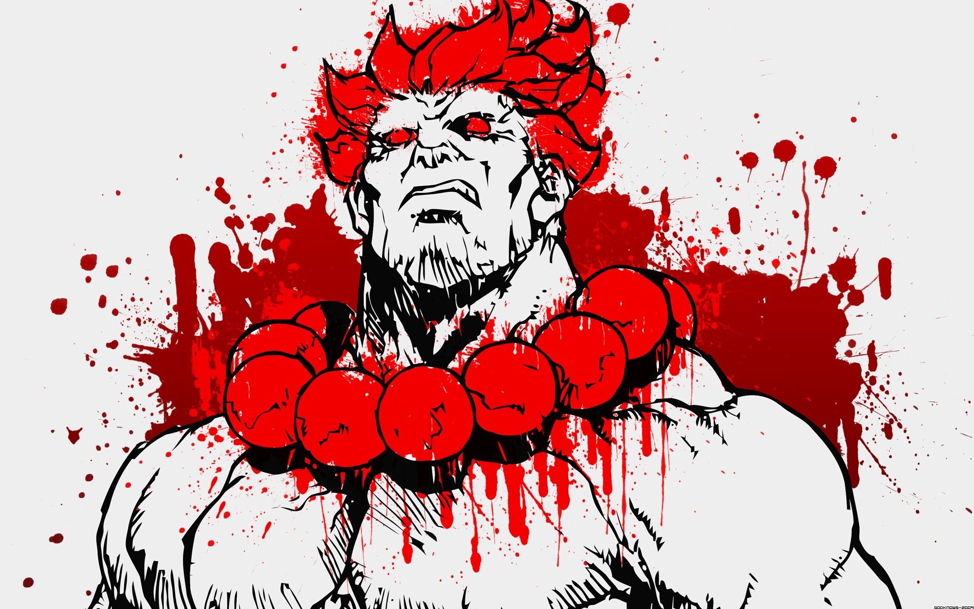 1920x1200 You are viewing the Street Fighter wallpaper named Blood Thirsty Akuma.  Description from desktopio.blogspot.com. I searched for this on  bing.com/images