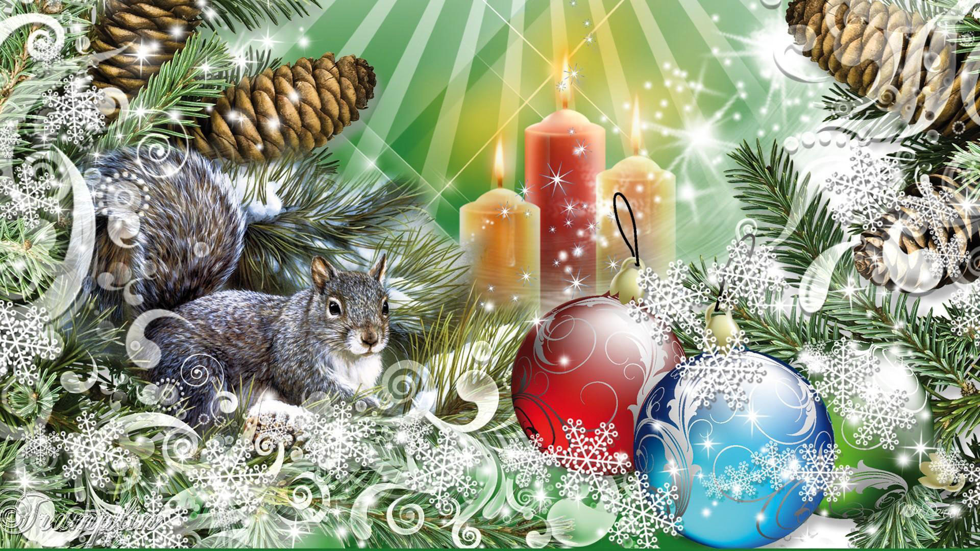 1920x1080 hd pics photos cute christmas squirrel decorations hd quality desktop background  wallpaper