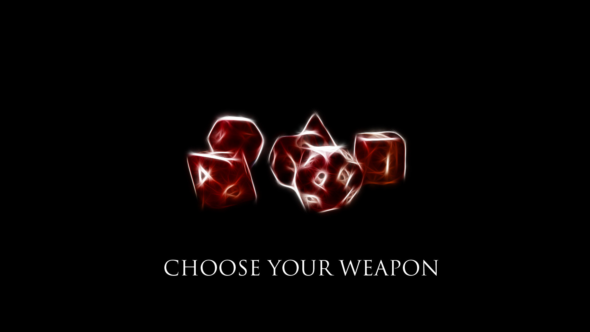 1920x1080 ... Choose Your Weapon  HD Wallpaper by TheRierie