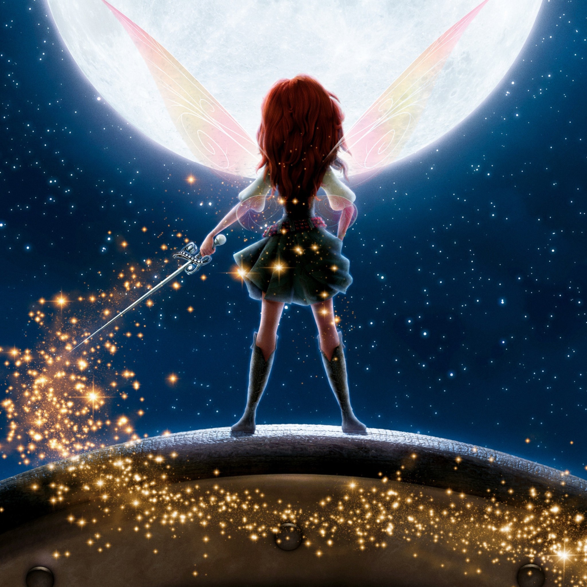 2048x2048 Preview wallpaper the pirate fairy, disney, glitter, wings, fairy 