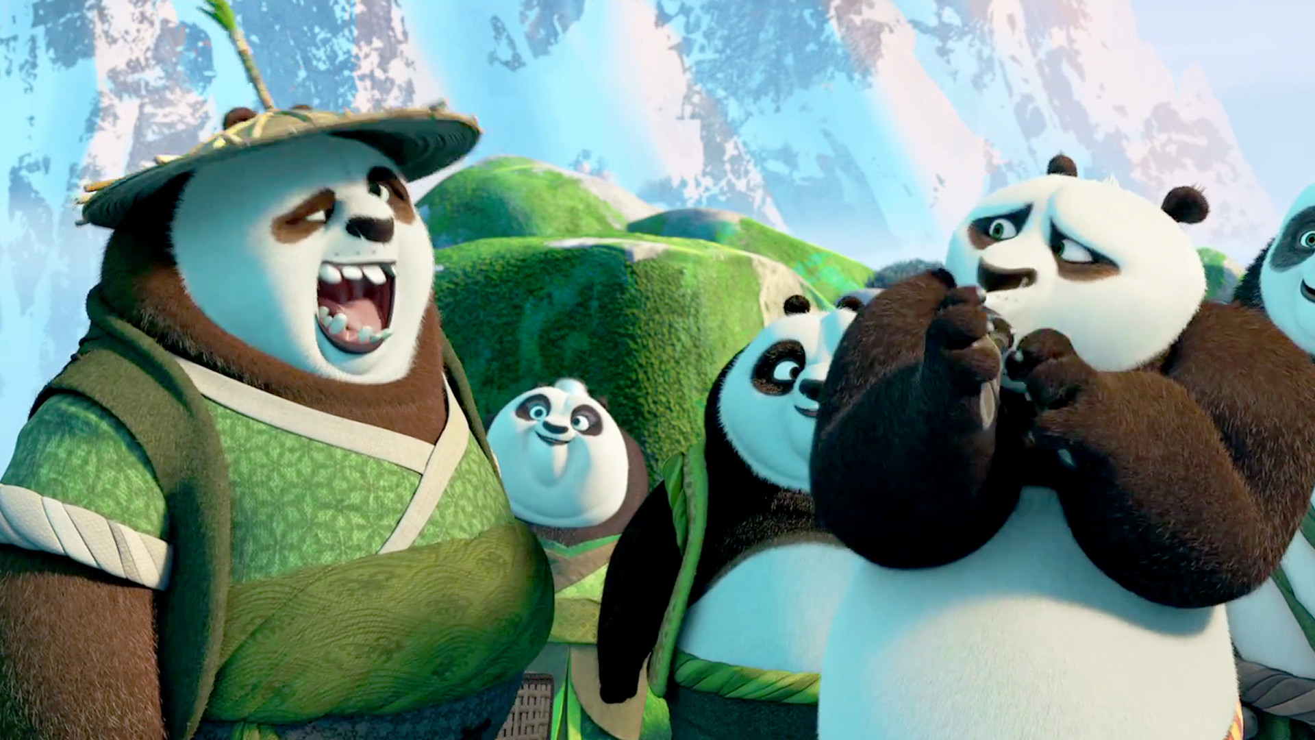 1920x1080 Kung Fu Panda 3 Movie Clip - Secret Panda Village - 2016 | Fandango  MOVIECLIPS