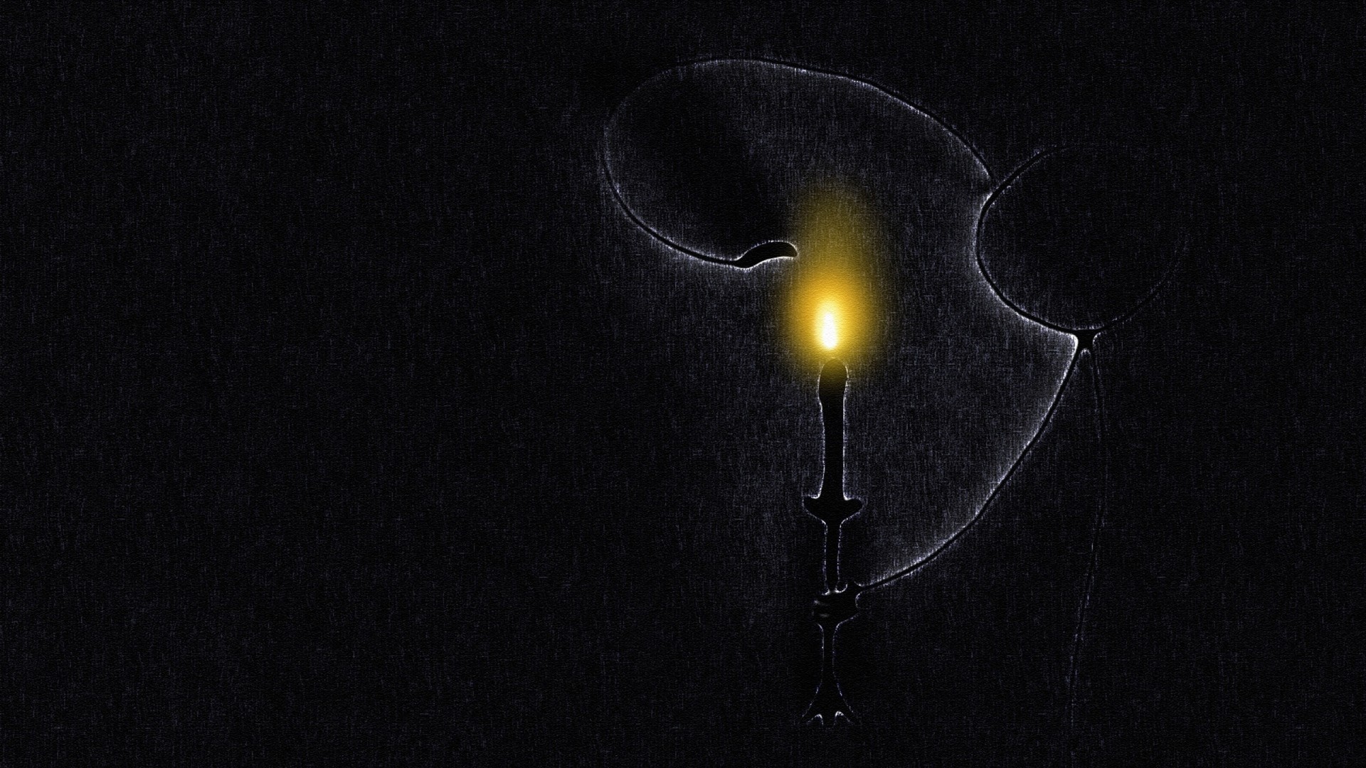 1920x1080 Preview wallpaper flame, darkness, candle 