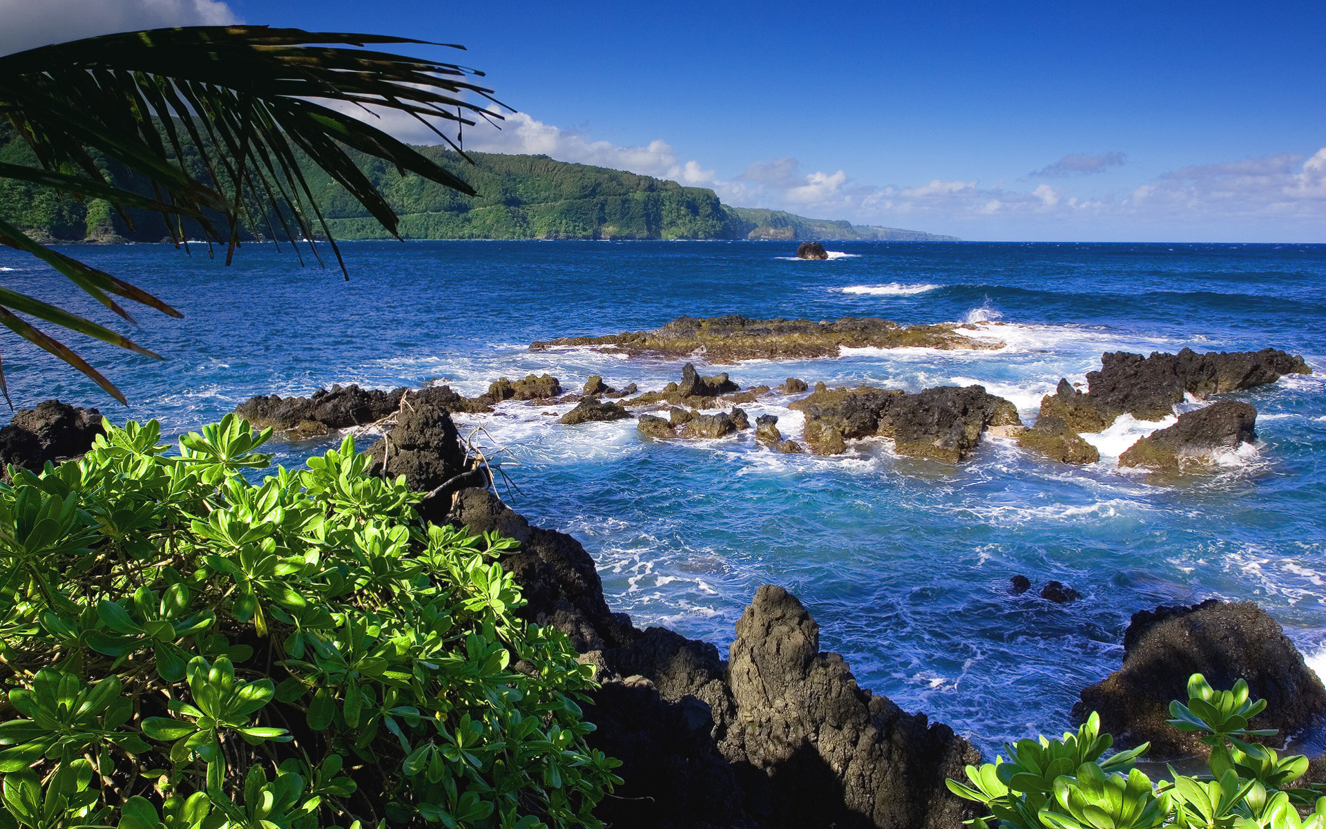 1920x1200 hawaii hawaiian islands sea stones wallpaper background