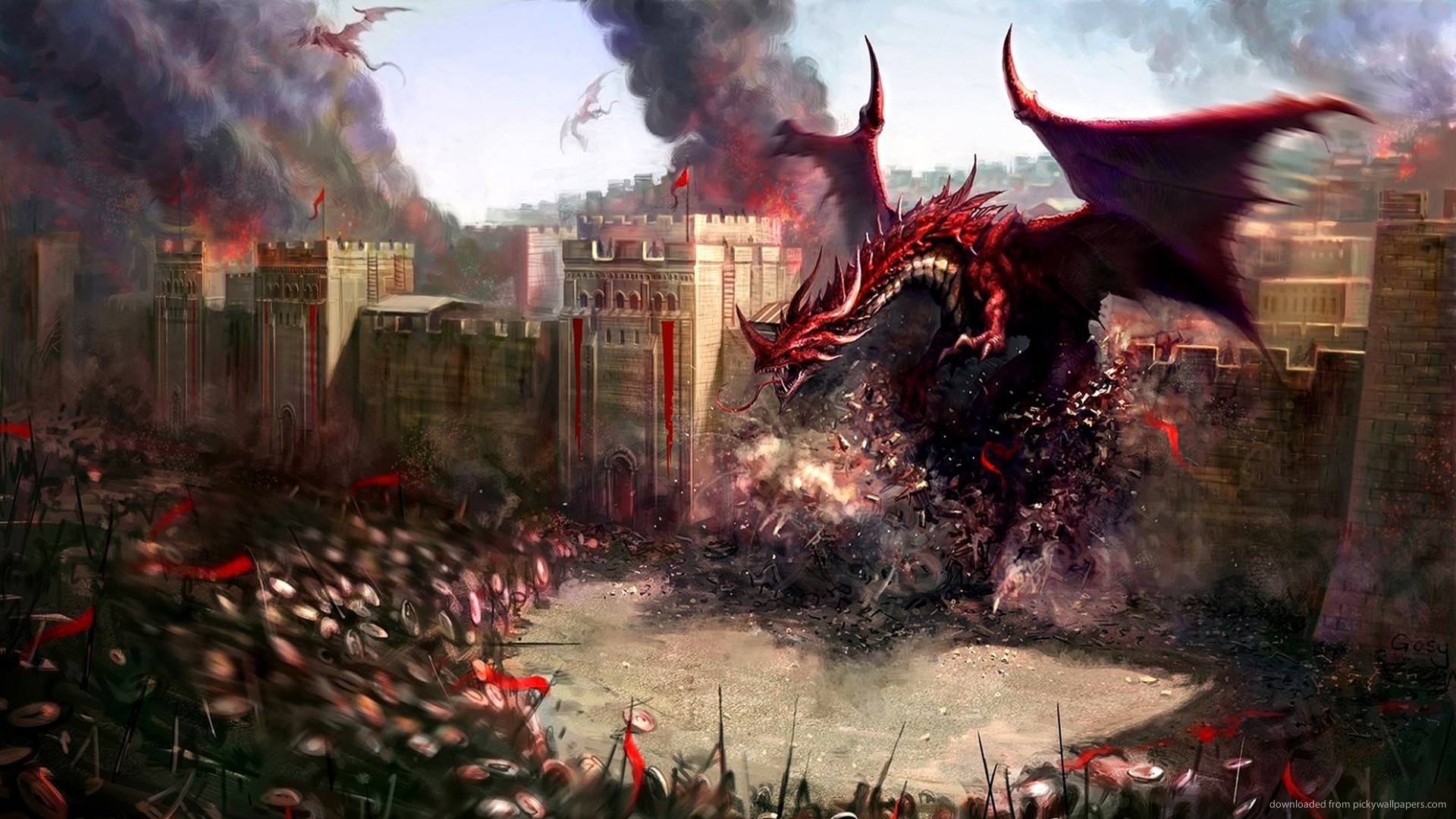 1920x1080 Attack of the Red Dragon picture