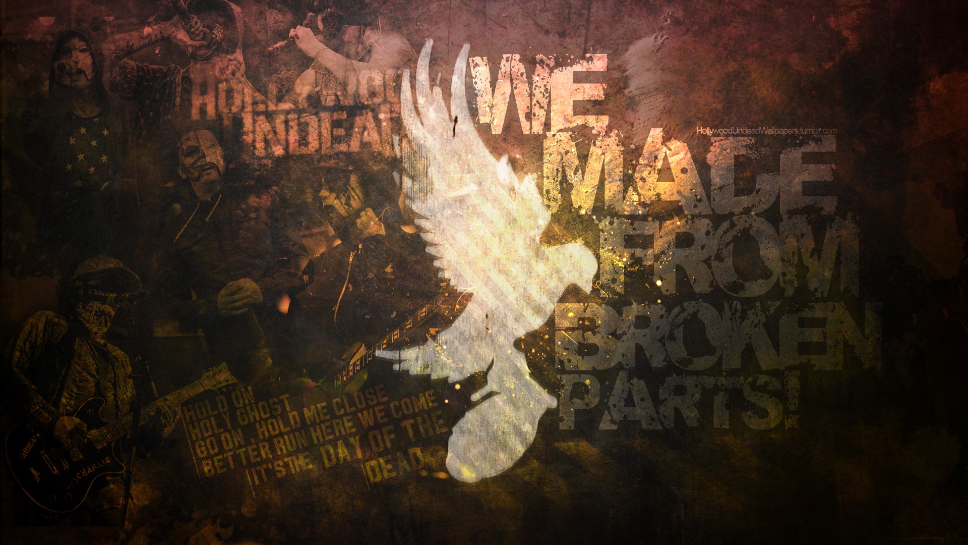 1920x1080 ... Hollywood Undead - Dove and Grenade Wallpaper by emirulug