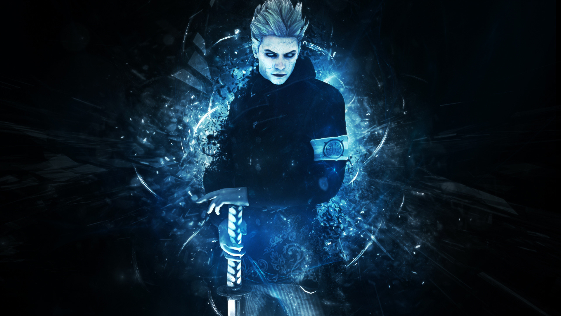 1920x1080  Wallpaper devil may cry 4, devil may cry, vergil hollowed