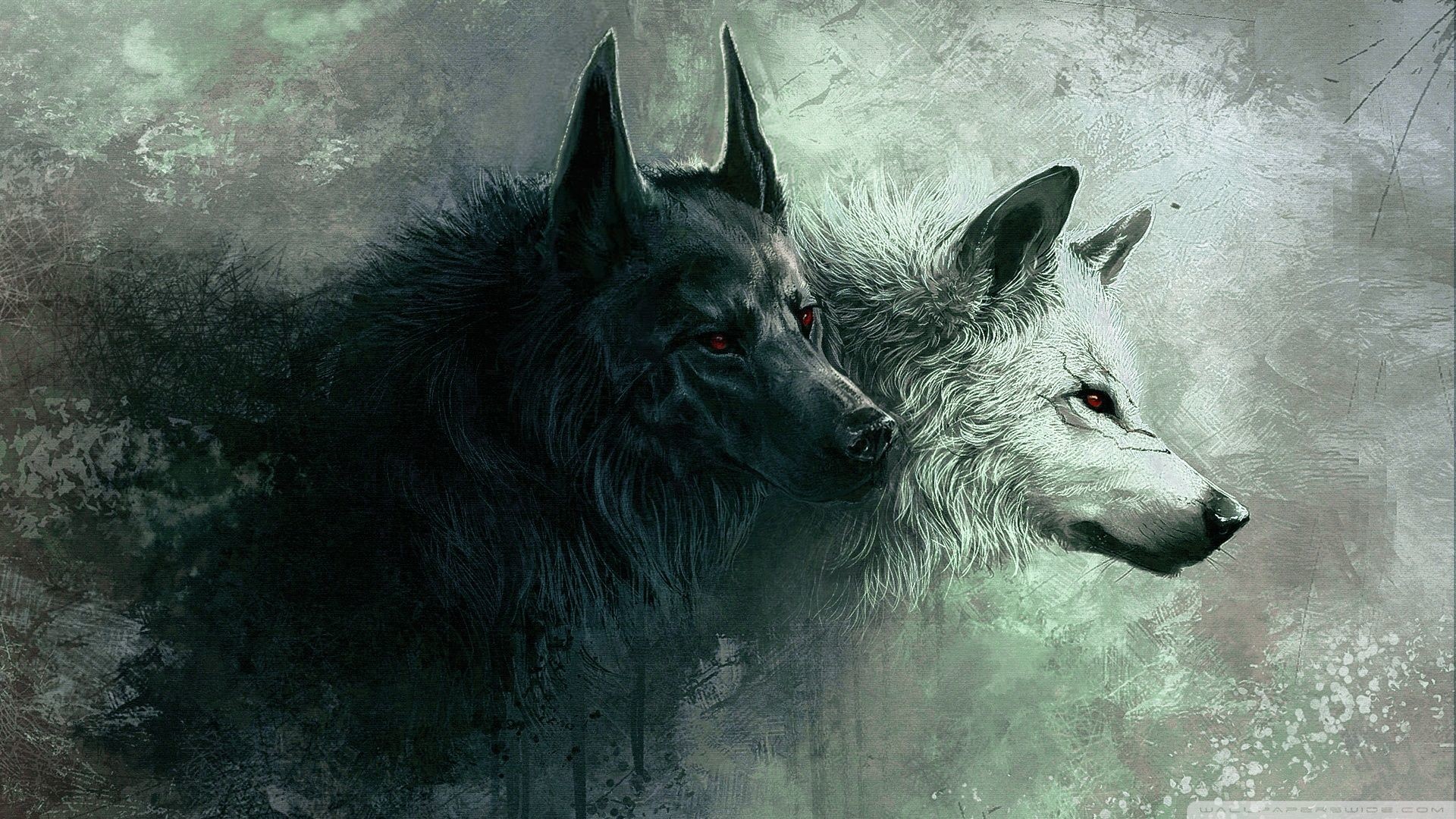 1920x1080 fantasy wolf wallpapers night - Hledat Googlem