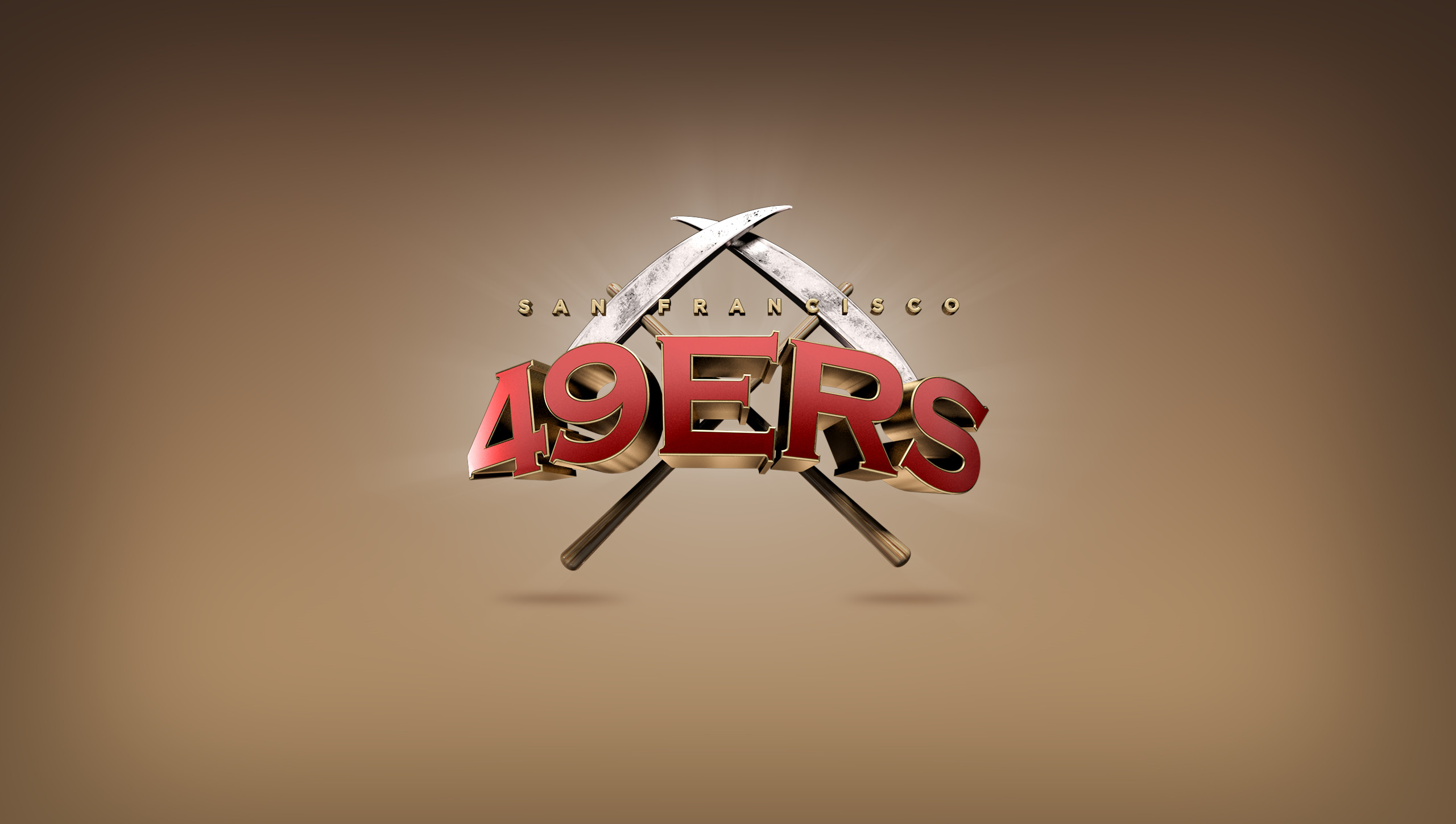 2560x1449 San Francisco 49ers Logo HD Wallpapers | PixelsTalk.Net